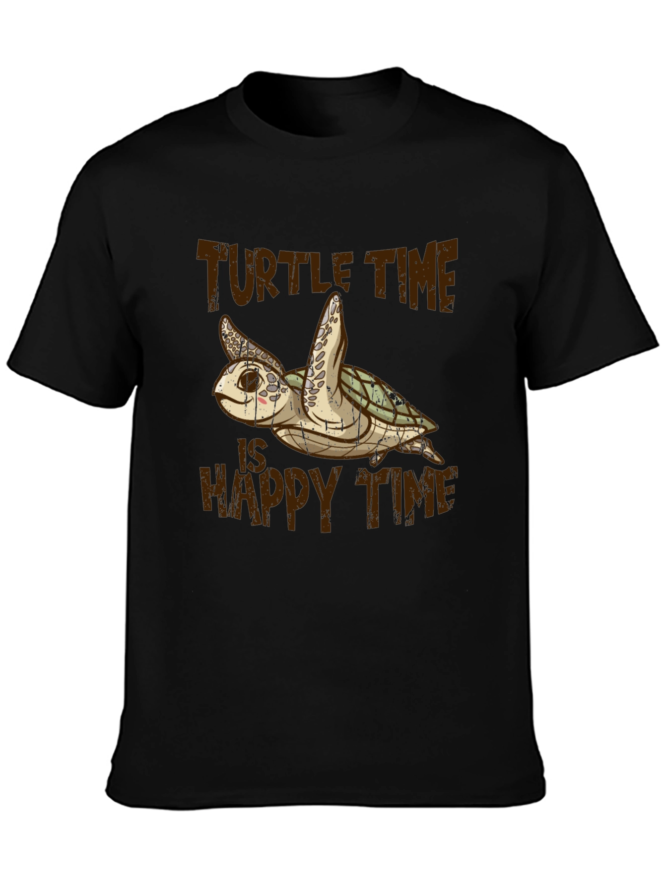 Turtle Time Happy Time Graphic Tee