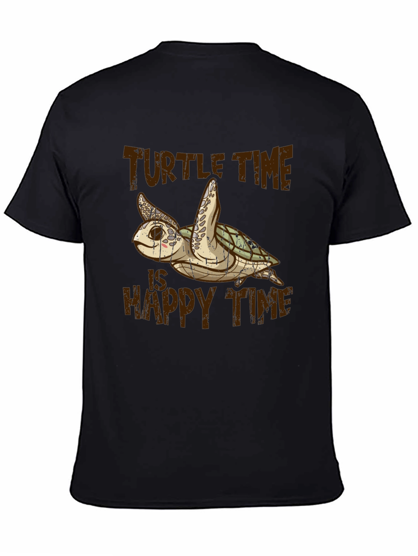 Turtle Time Happy Time Graphic Tee