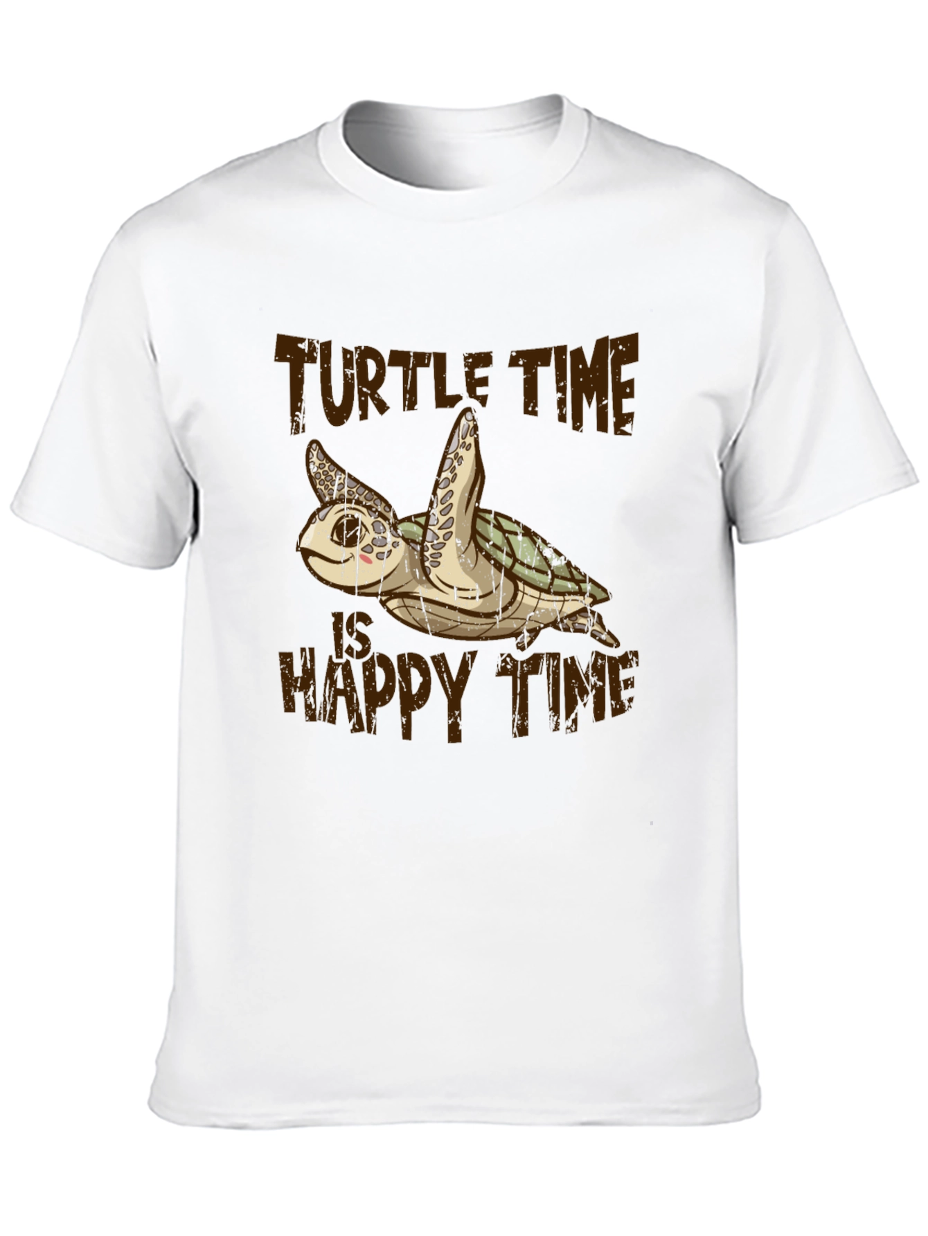 Turtle Time Happy Time Graphic Tee