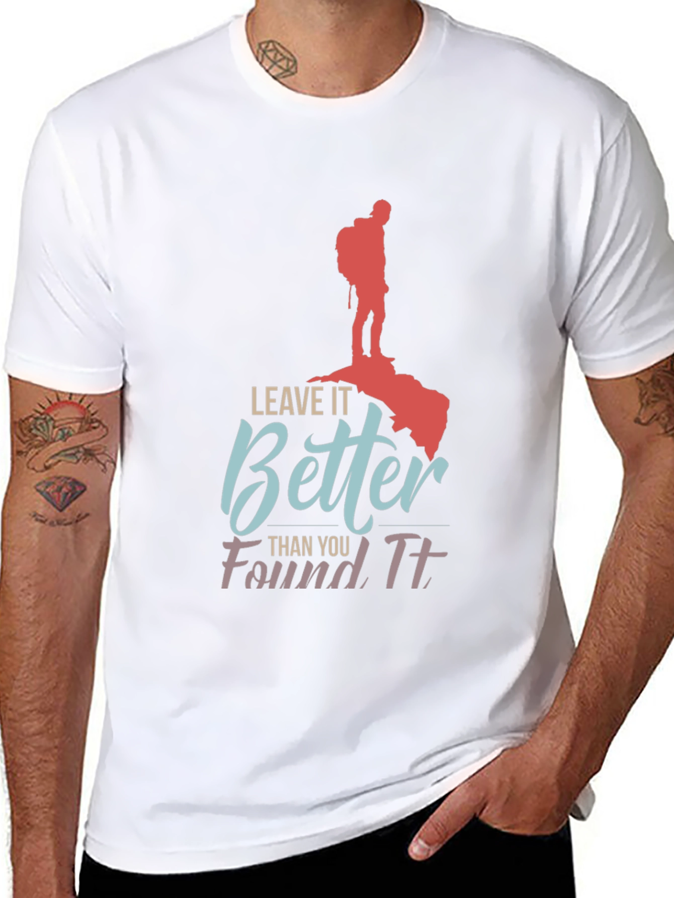Leave It Better Found It Black T-Shirt