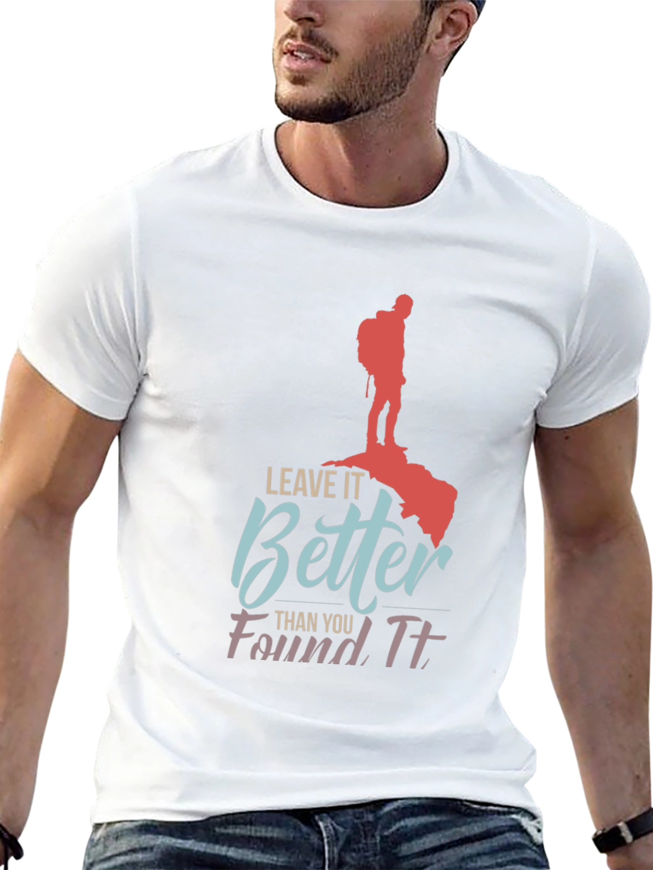 Leave It Better Found It Black T-Shirt