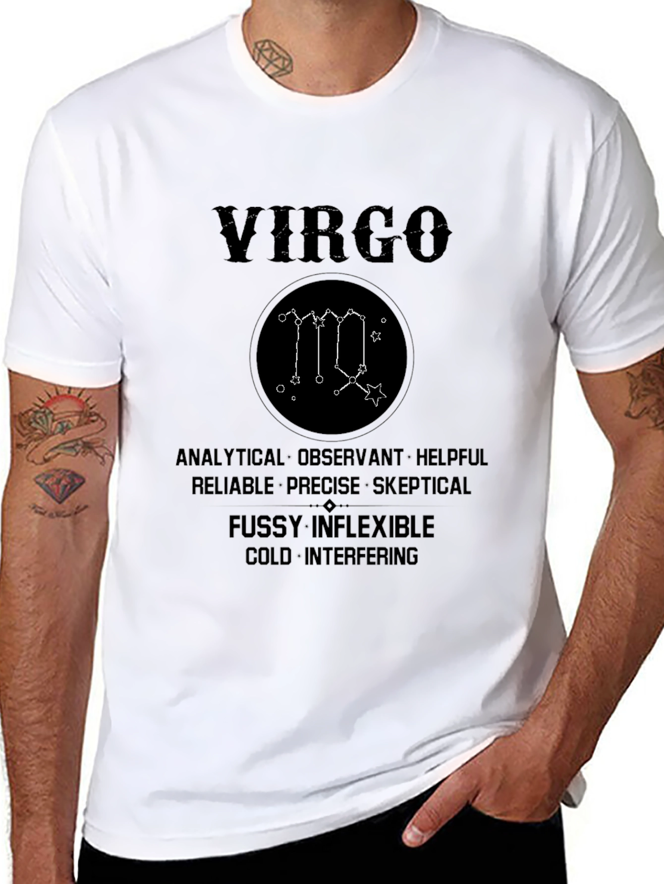 Virgo Zodiac Sign T-Shirt - Astrology Tee