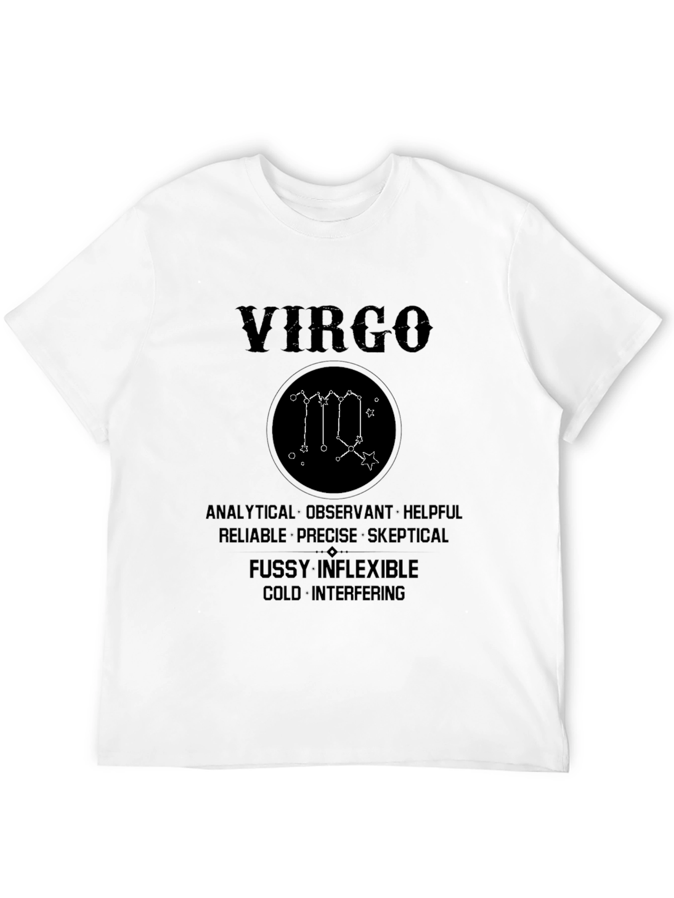 Virgo Zodiac Sign T-Shirt - Astrology Tee