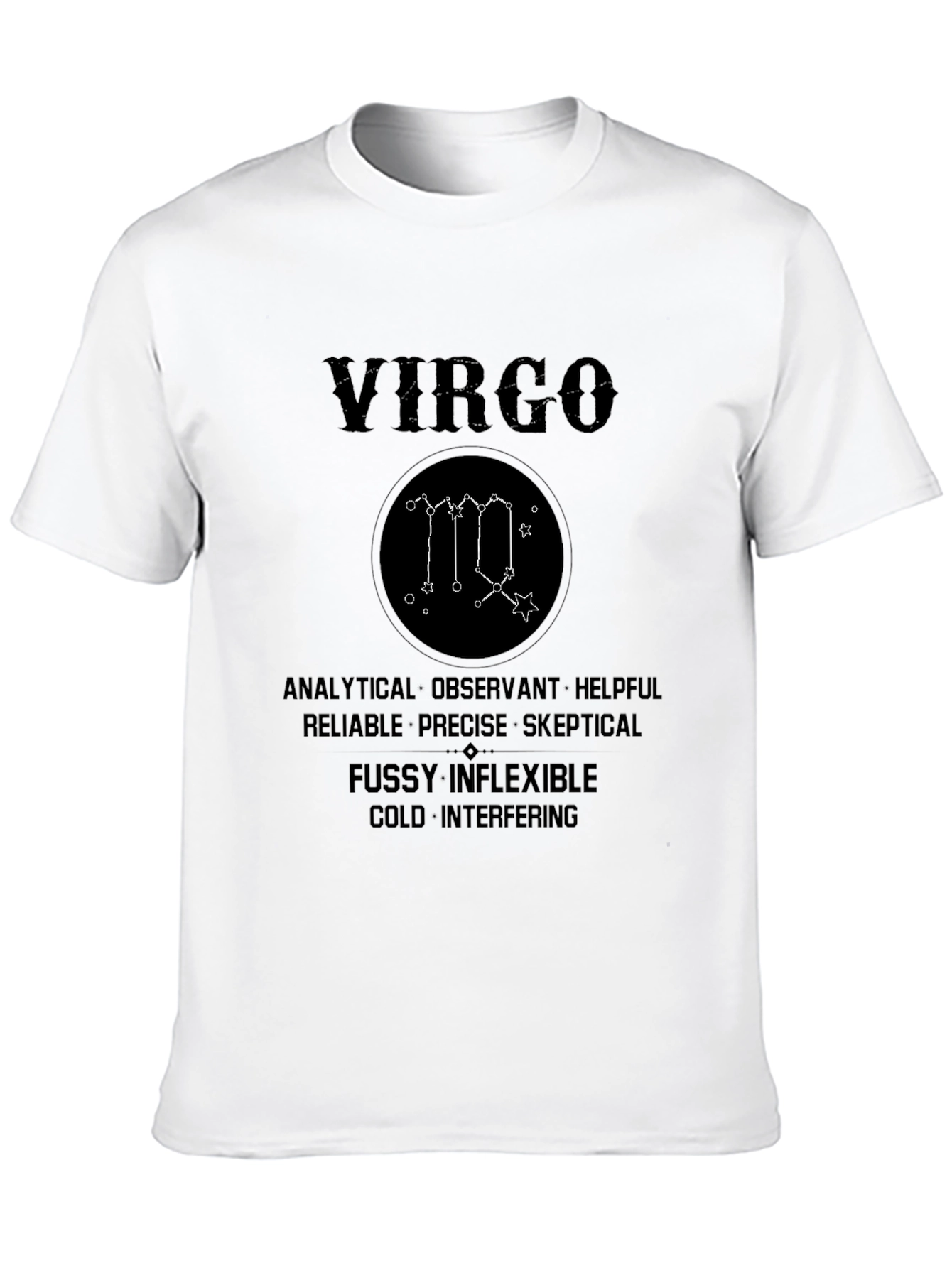 Virgo Zodiac Sign T-Shirt - Astrology Tee