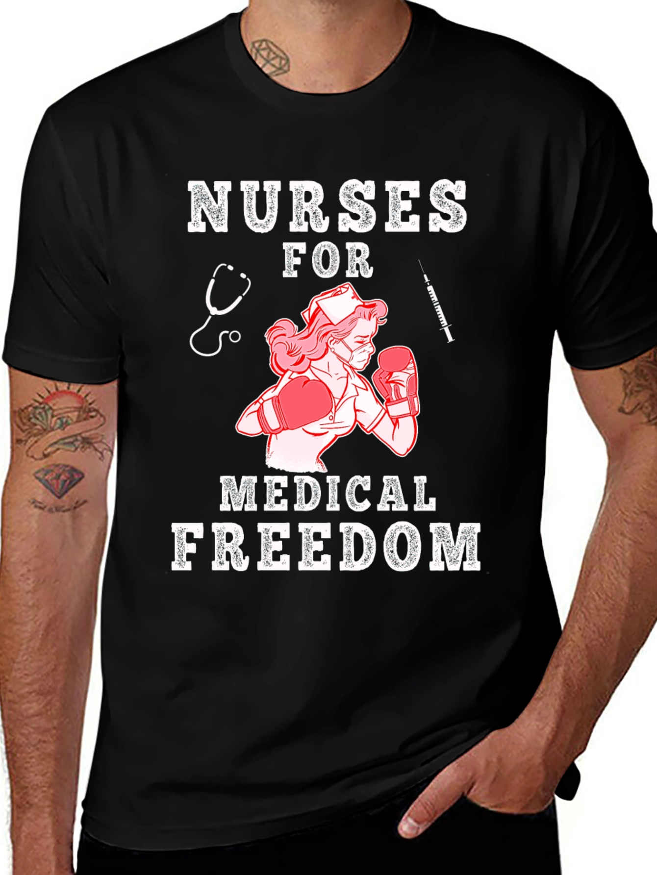 Nurses For Medical Freedom Graphic Tee