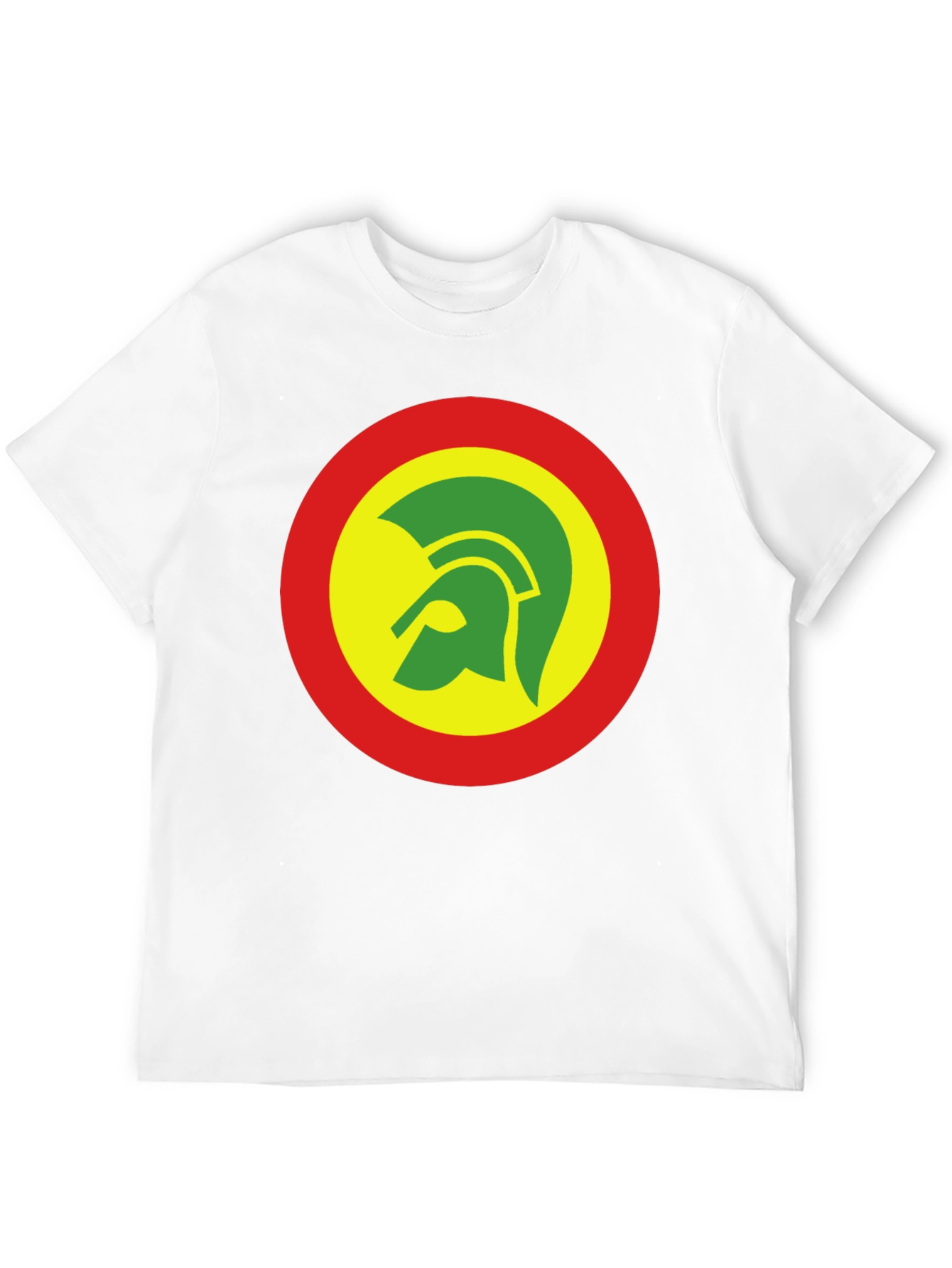 Rasta Trojan Helmet Graphic Tee - Black