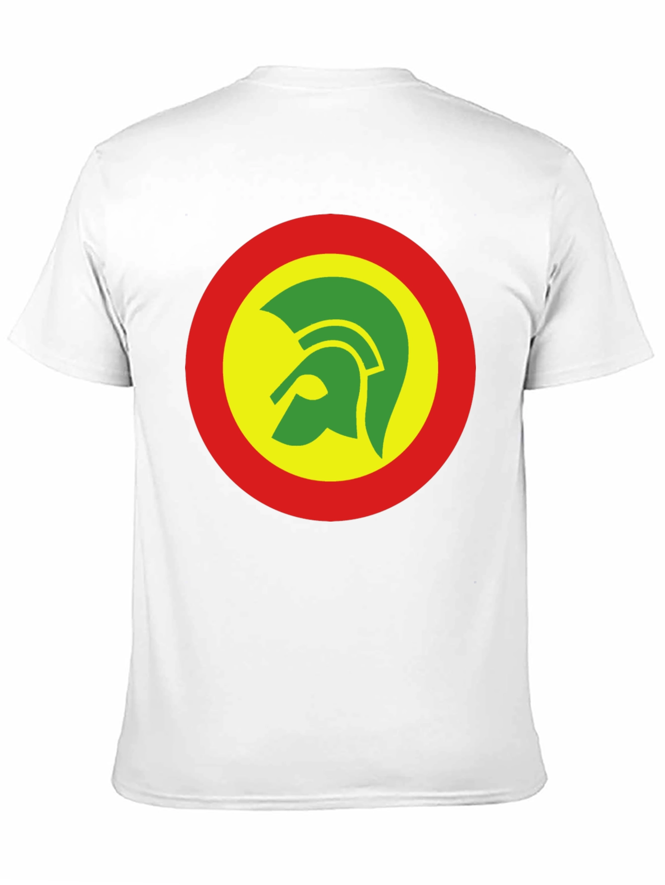 Rasta Trojan Helmet Graphic Tee - Black