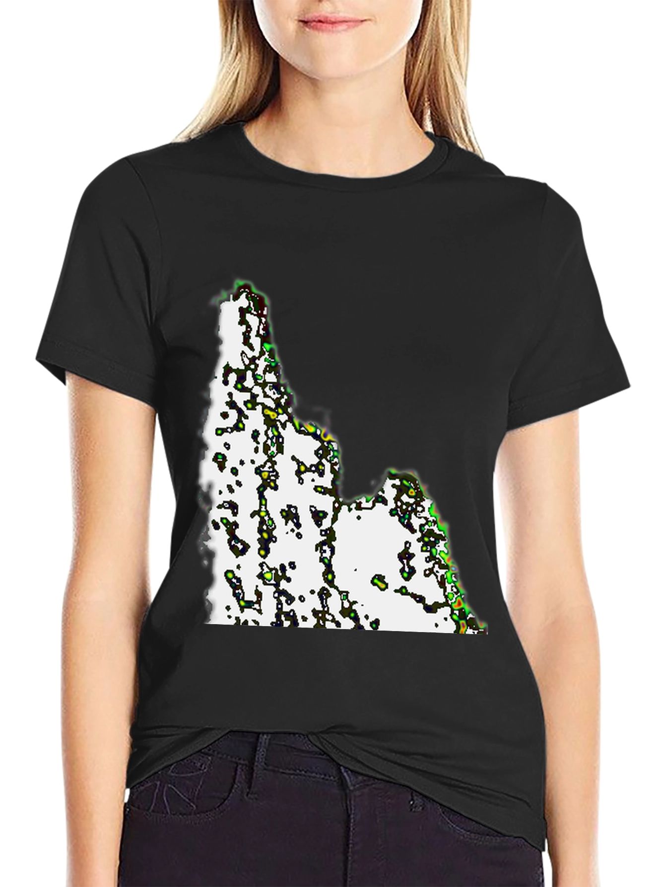 Idaho State Outline T-Shirt - Graphic Print Tee