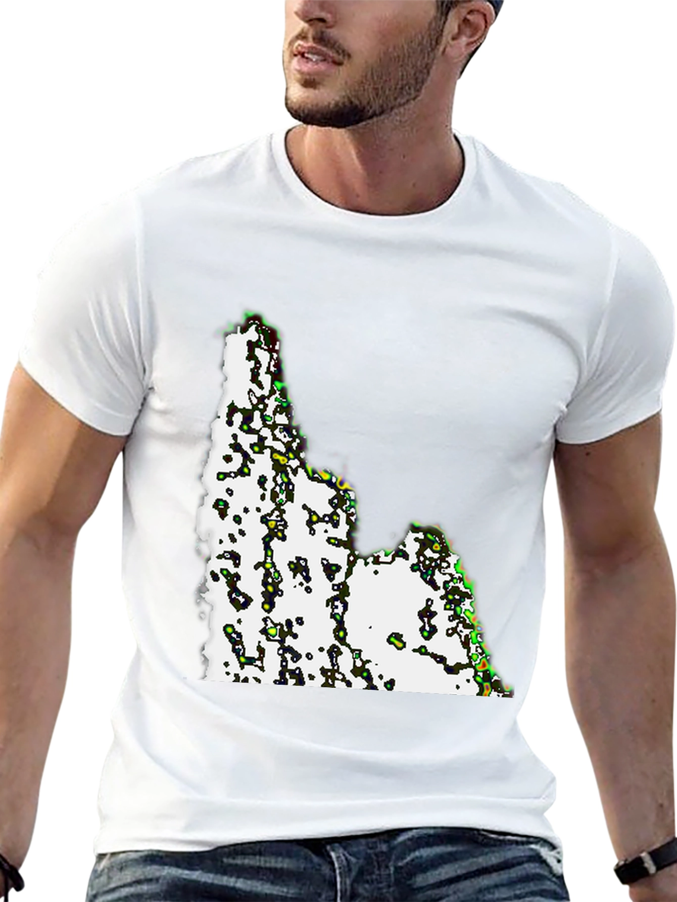Idaho State Outline T-Shirt - Graphic Print Tee