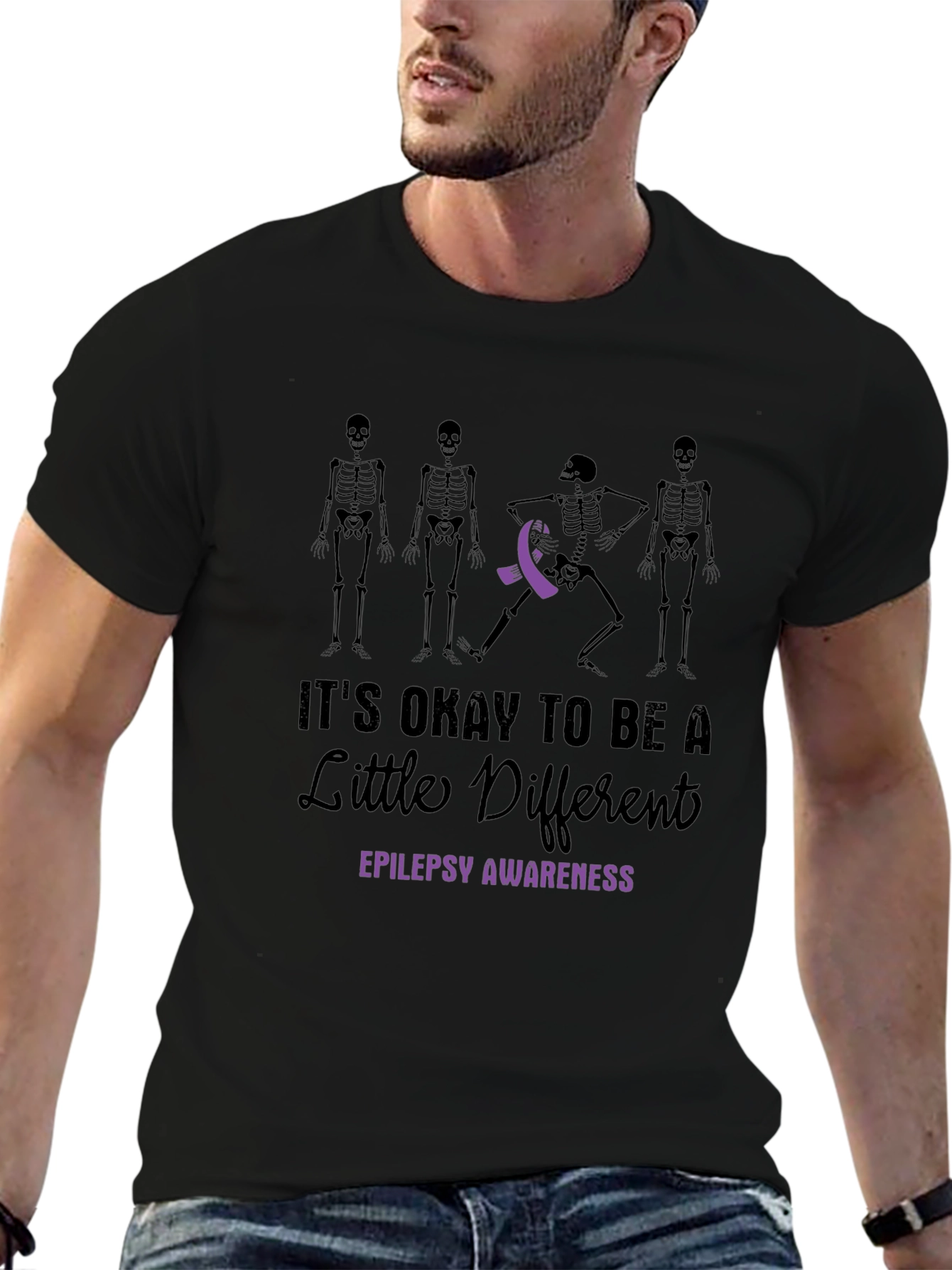 Epilepsy Awareness T-Shirt - Its Okay to Be Different