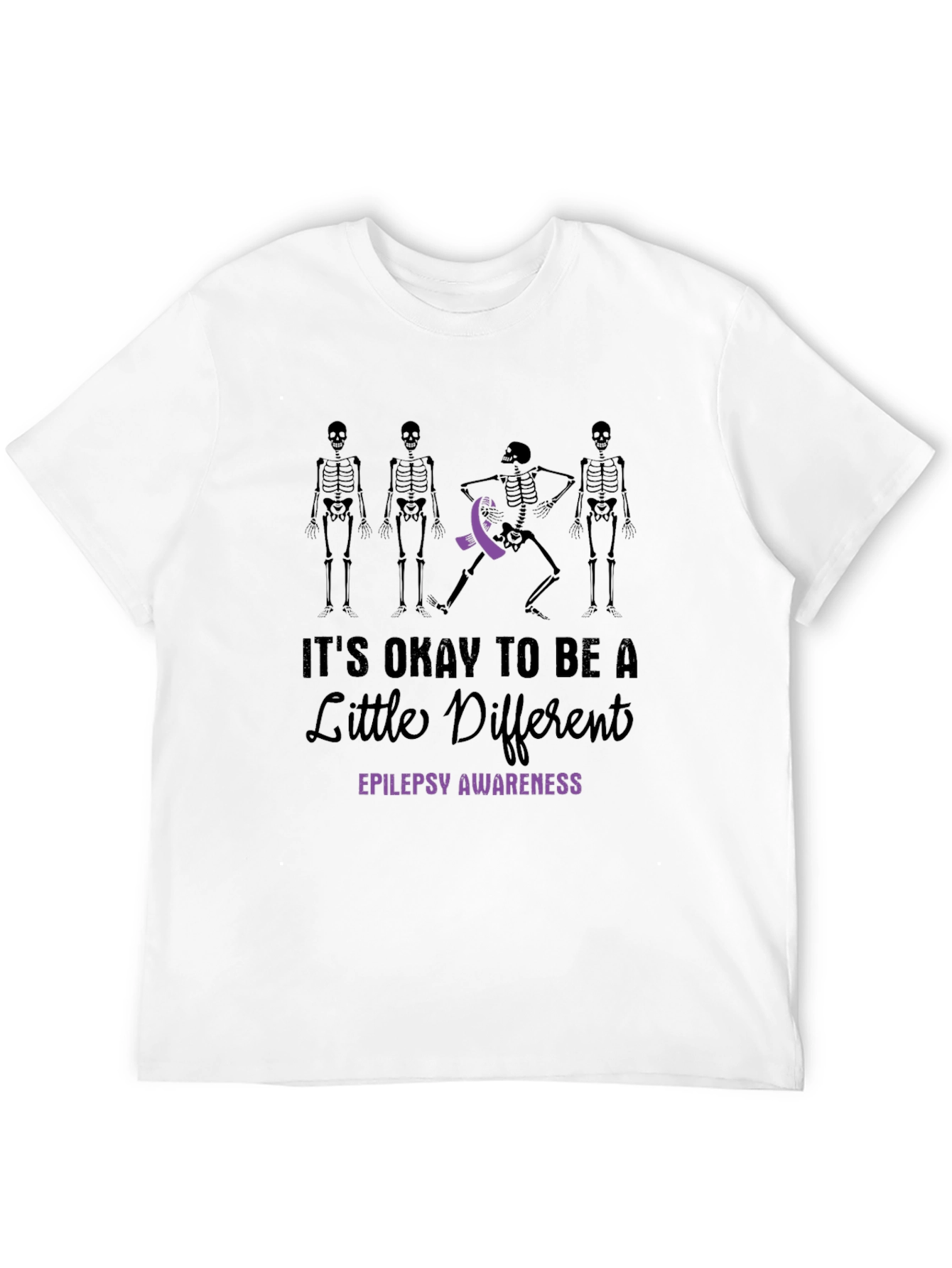 Epilepsy Awareness T-Shirt - Its Okay to Be Different