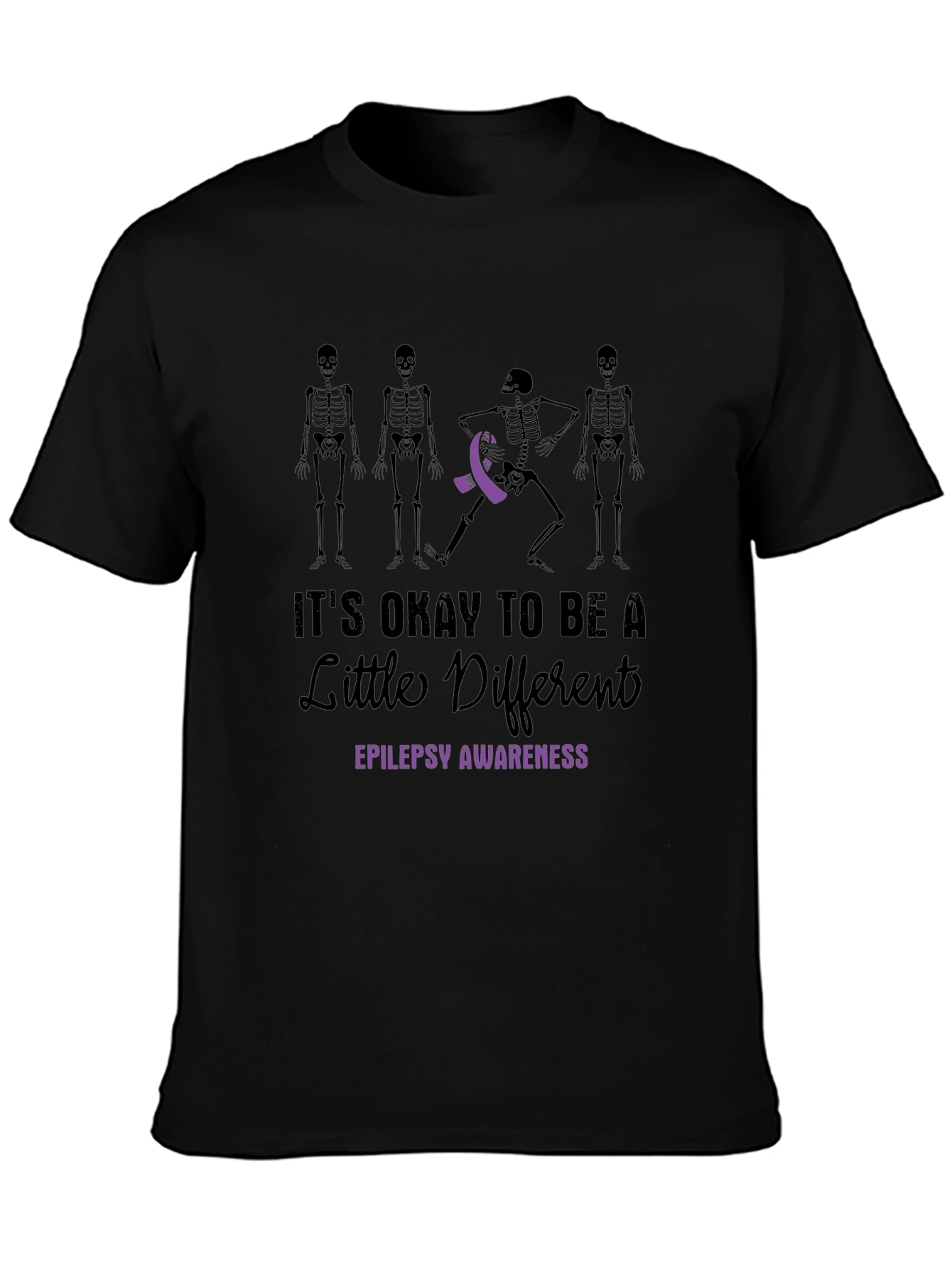 Epilepsy Awareness T-Shirt - Its Okay to Be Different
