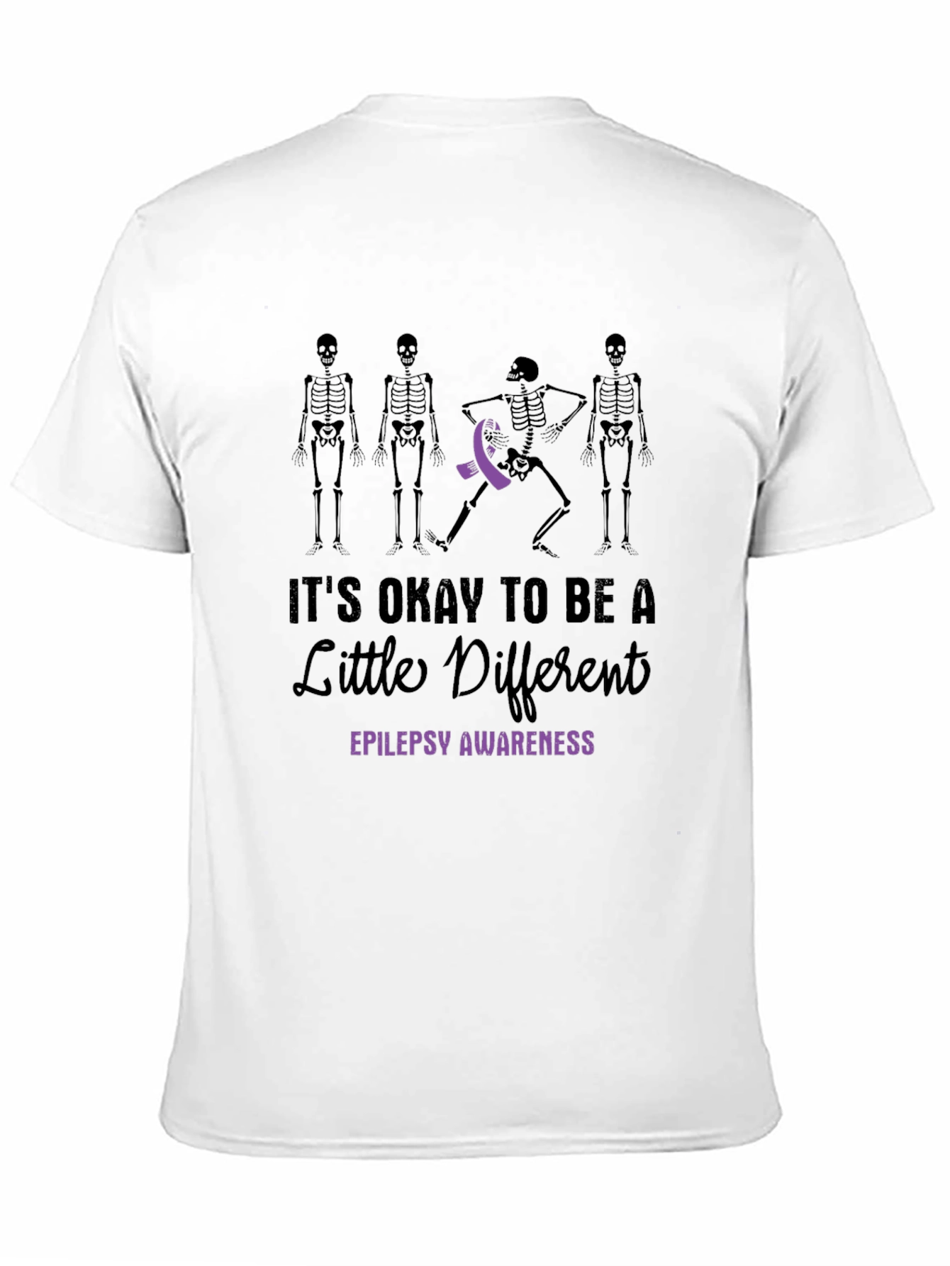 Epilepsy Awareness T-Shirt - Its Okay to Be Different