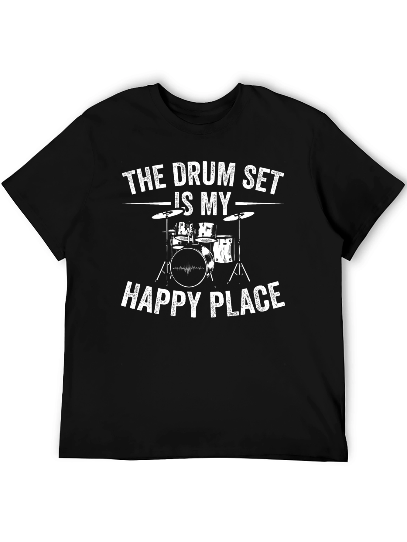 Drum Set is My Happy Place T-Shirt
