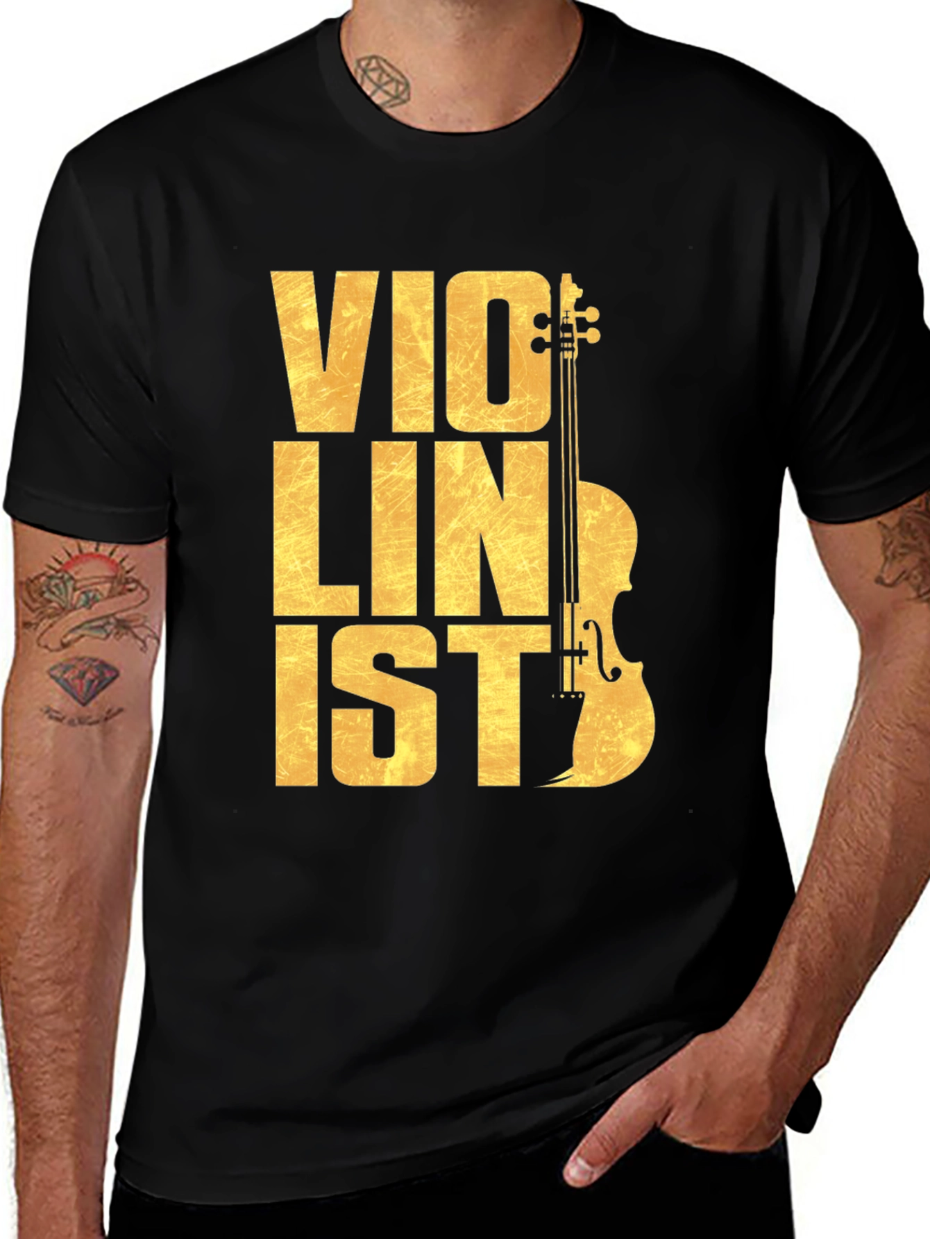 Violinist T-Shirt - Musical Instrument Graphic Tee