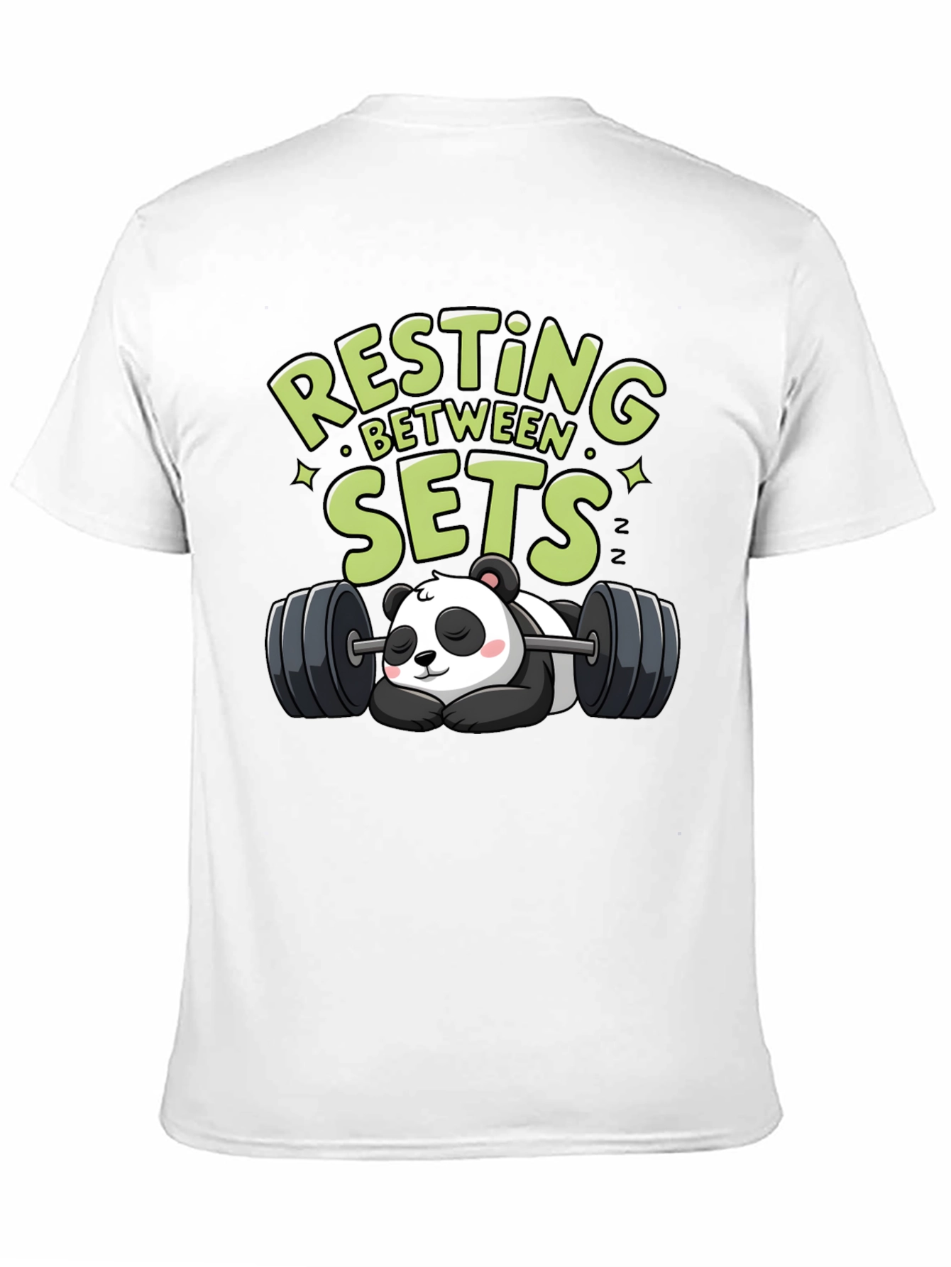 Resting Between Sets Panda Graphic Tee