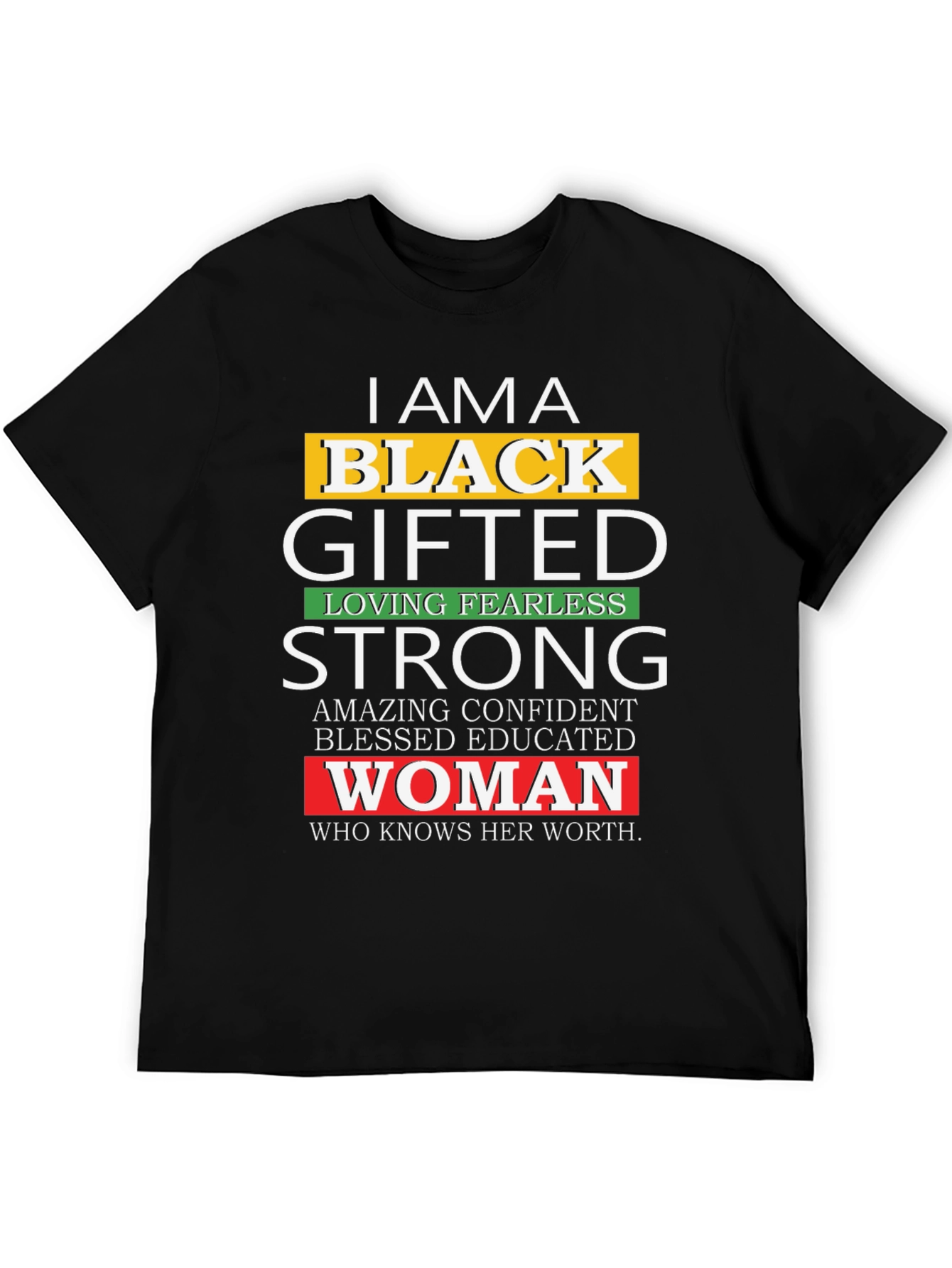 I Am A Black Gifted Woman T-Shirt
