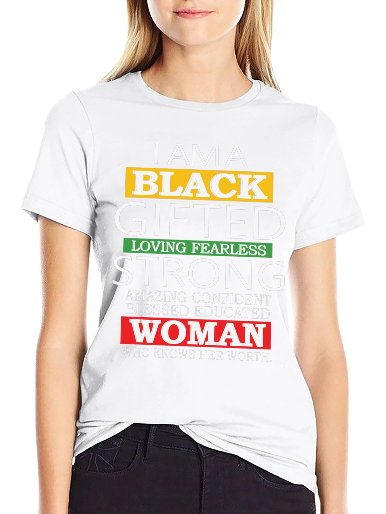 I Am A Black Gifted Woman T-Shirt