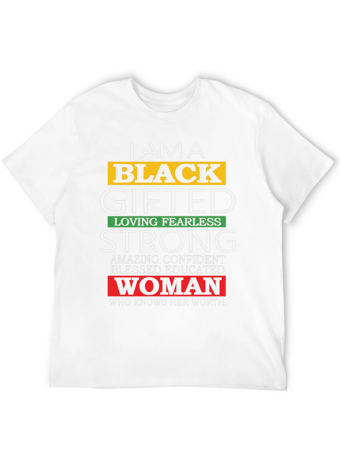 I Am A Black Gifted Woman T-Shirt