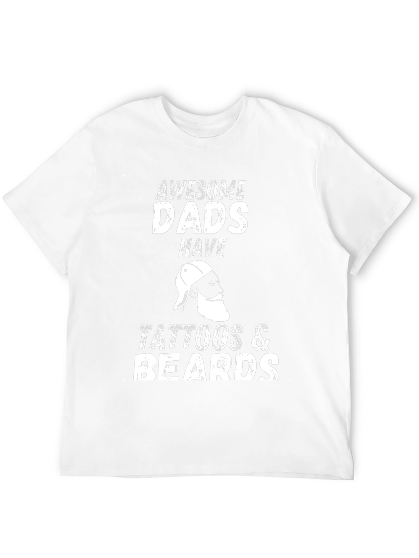 Awesome Dads Tattoos & Beards Graphic Tee