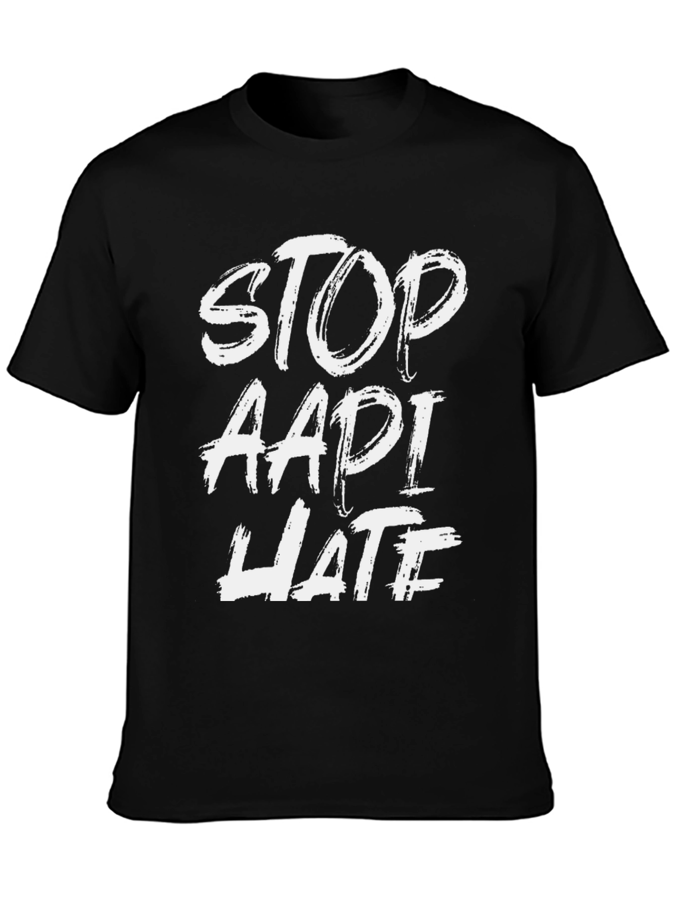 Stop AAPI Hate Black Graphic Tee