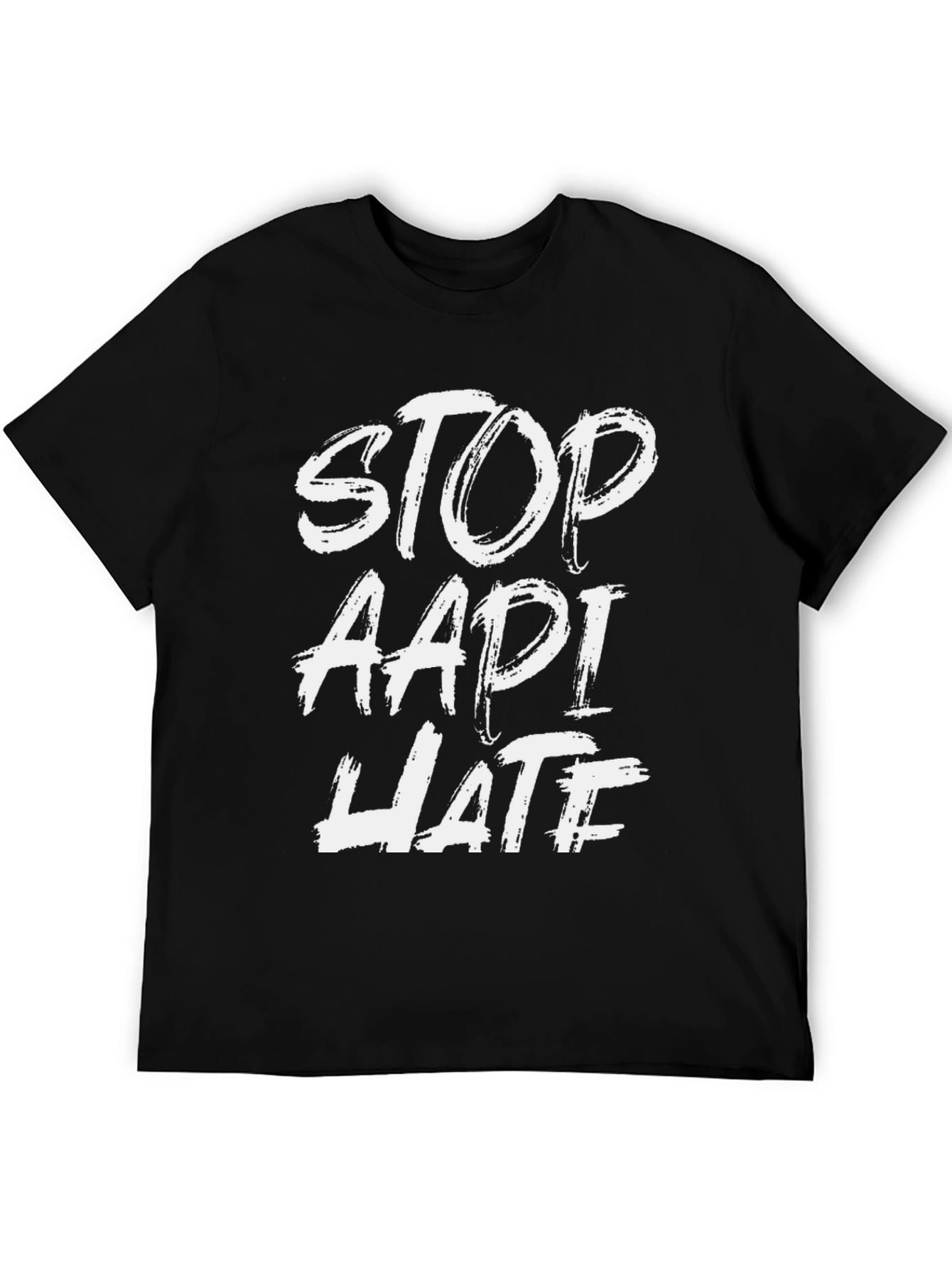 Stop AAPI Hate Black Graphic Tee