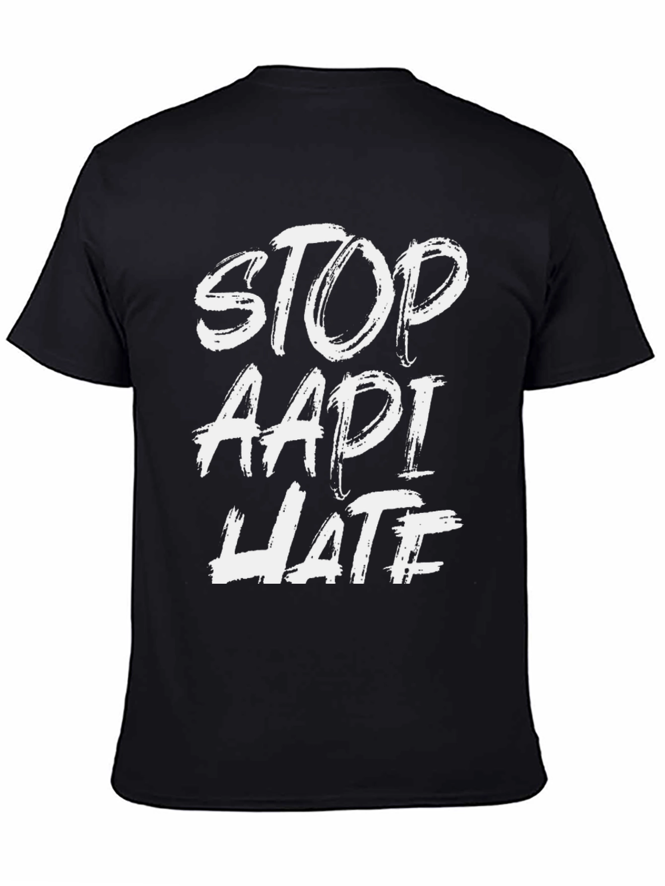Stop AAPI Hate Black Graphic Tee