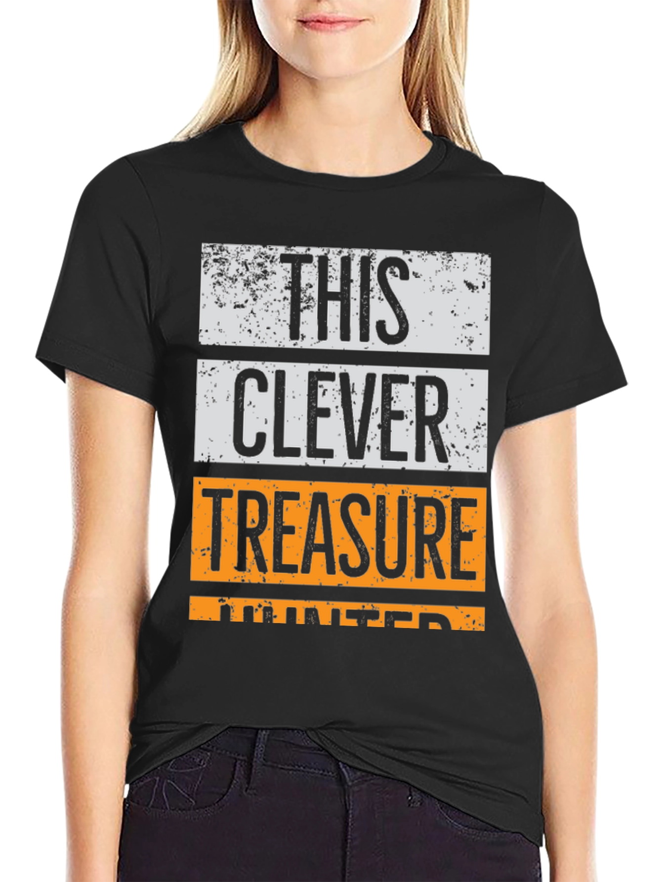 This Clever Treasure Hunter Black T-Shirt