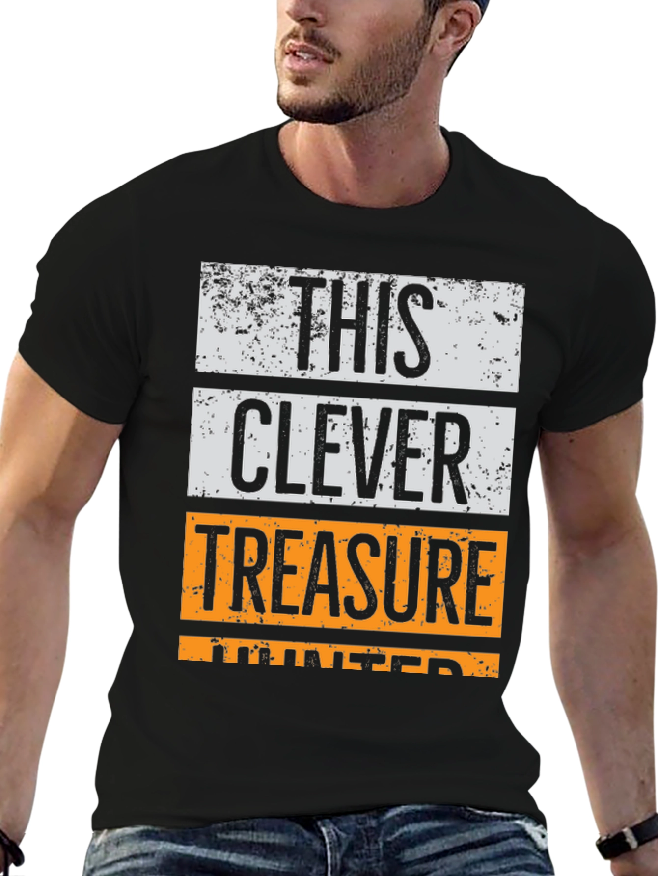 This Clever Treasure Hunter Black T-Shirt