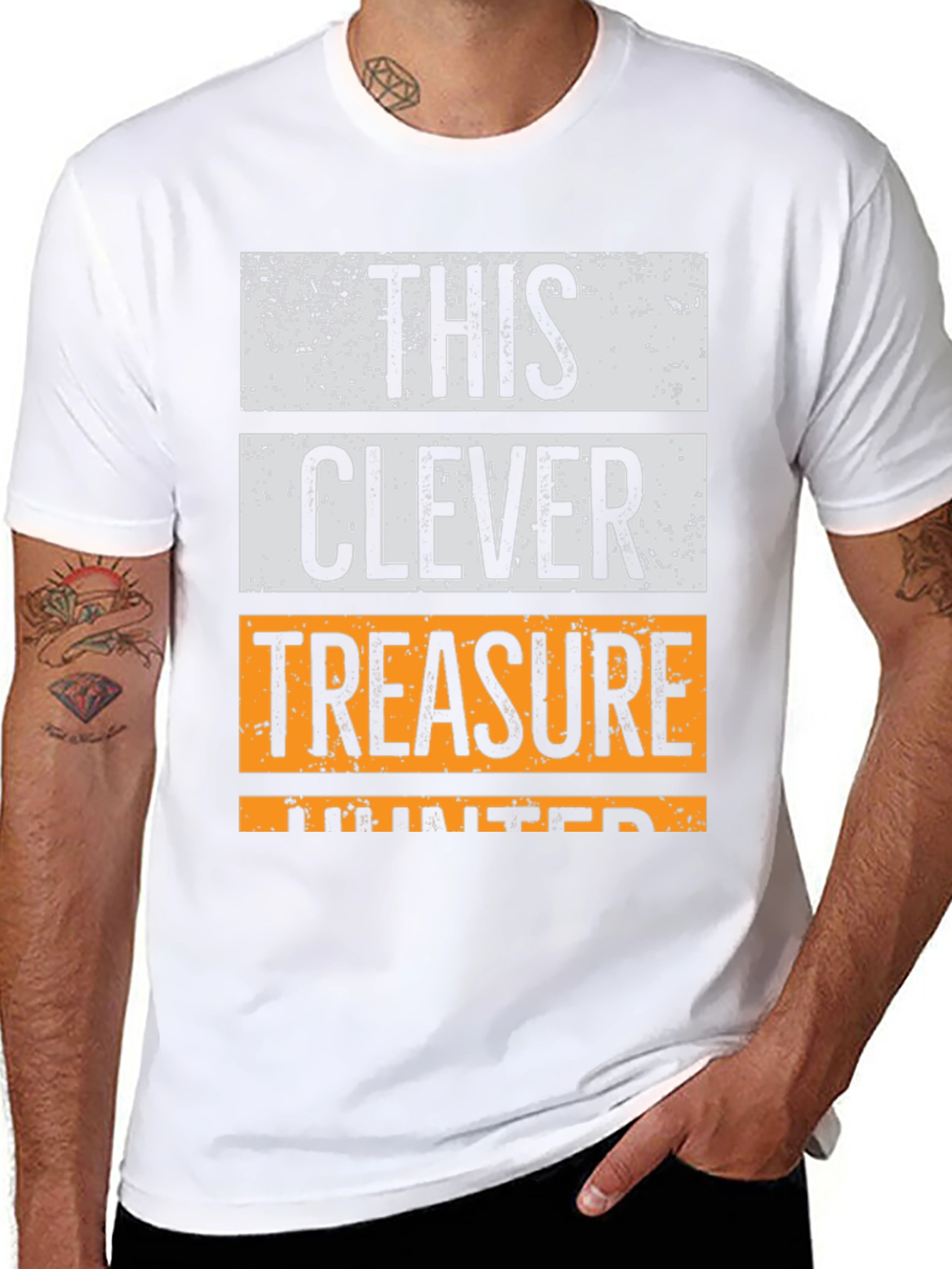 This Clever Treasure Hunter Black T-Shirt