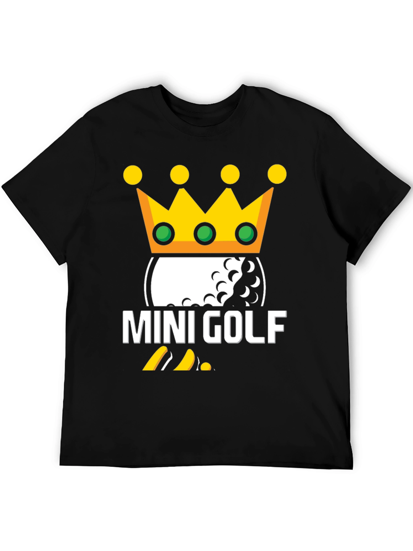 Mini Golf King T-Shirt | Novelty Golfing Tee