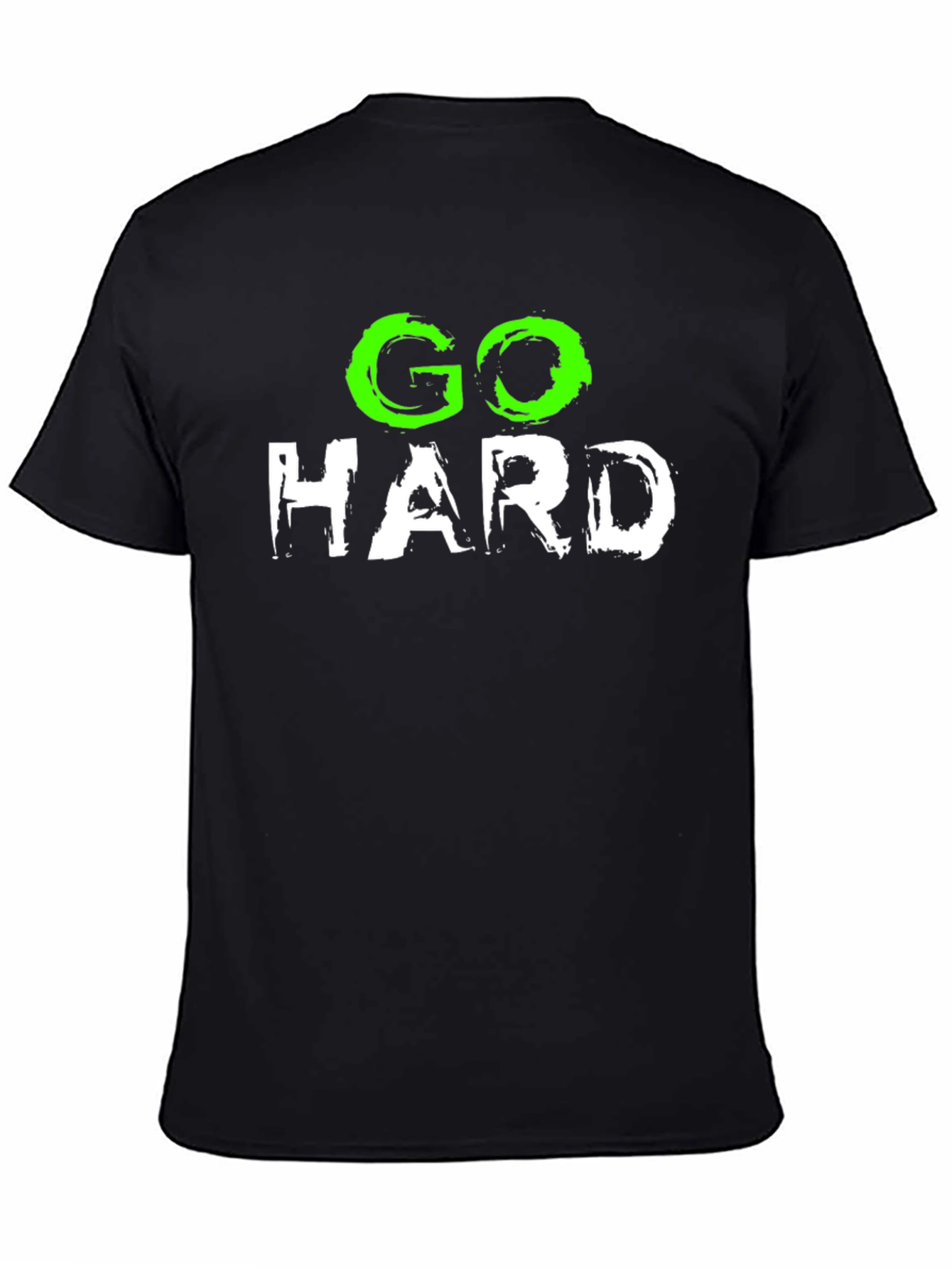 Go Hard Black Graphic T-Shirt