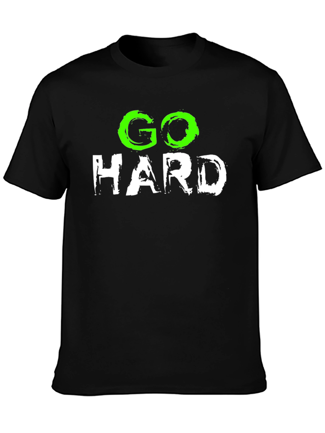 Go Hard Black Graphic T-Shirt