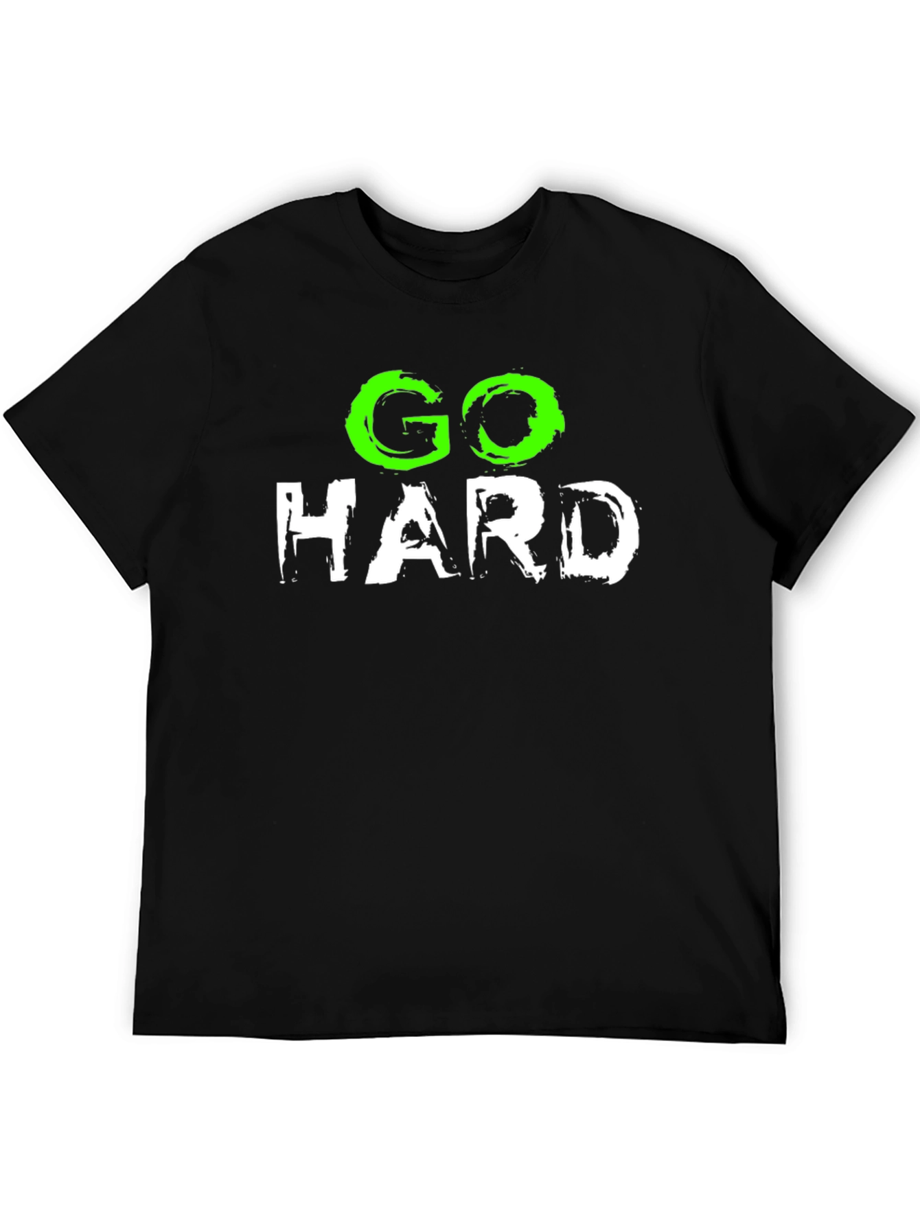 Go Hard Black Graphic T-Shirt