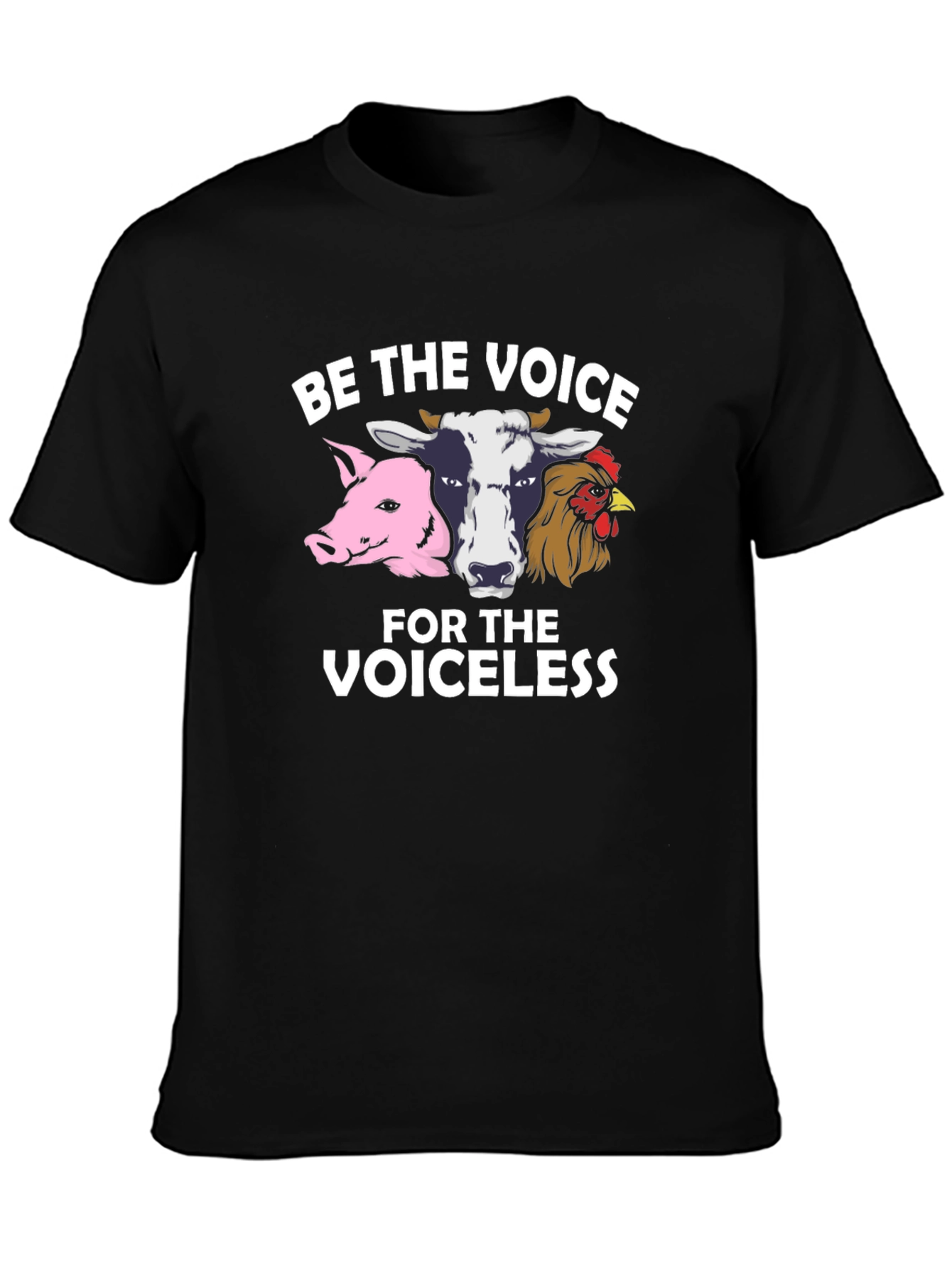 Be the Voice T-Shirt - Animal Rights Vegan Tee