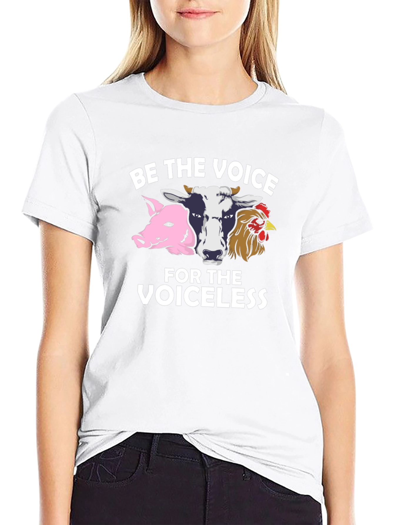 Be the Voice T-Shirt - Animal Rights Vegan Tee
