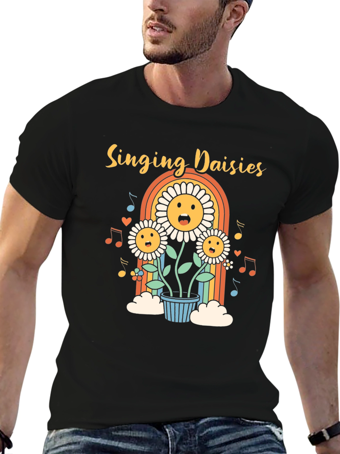 Singing Daisies Graphic Tee