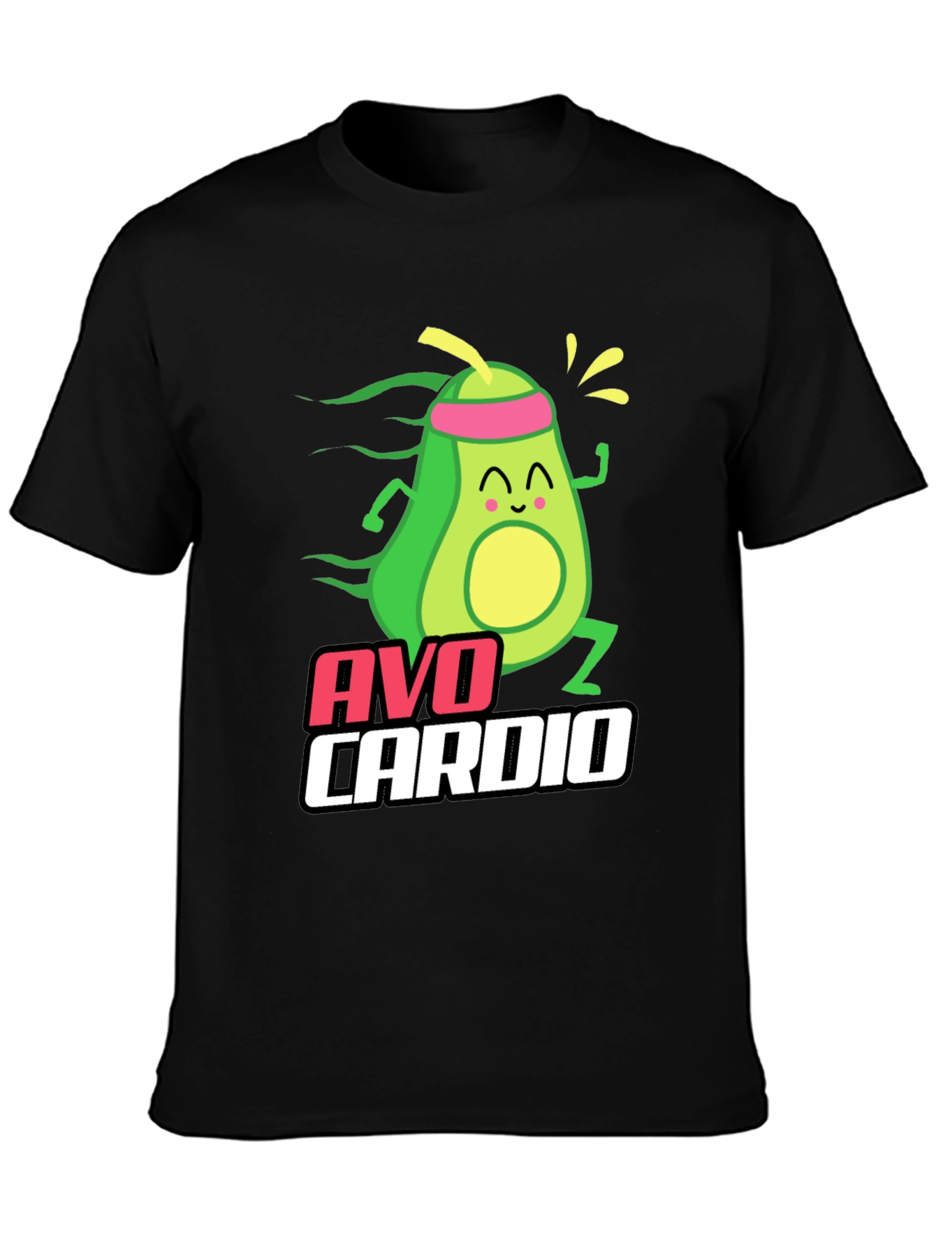 Avo Cardio T-Shirt: Avocado Fitness Fun!
