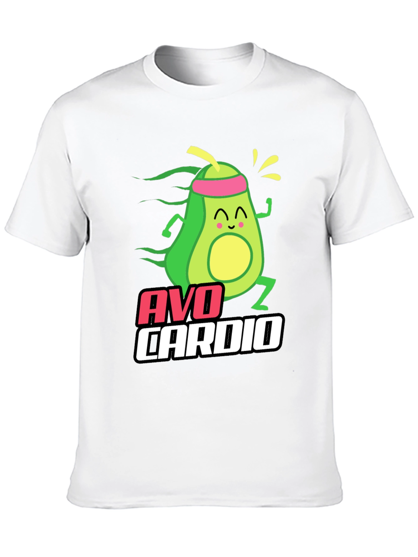 Avo Cardio T-Shirt: Avocado Fitness Fun!