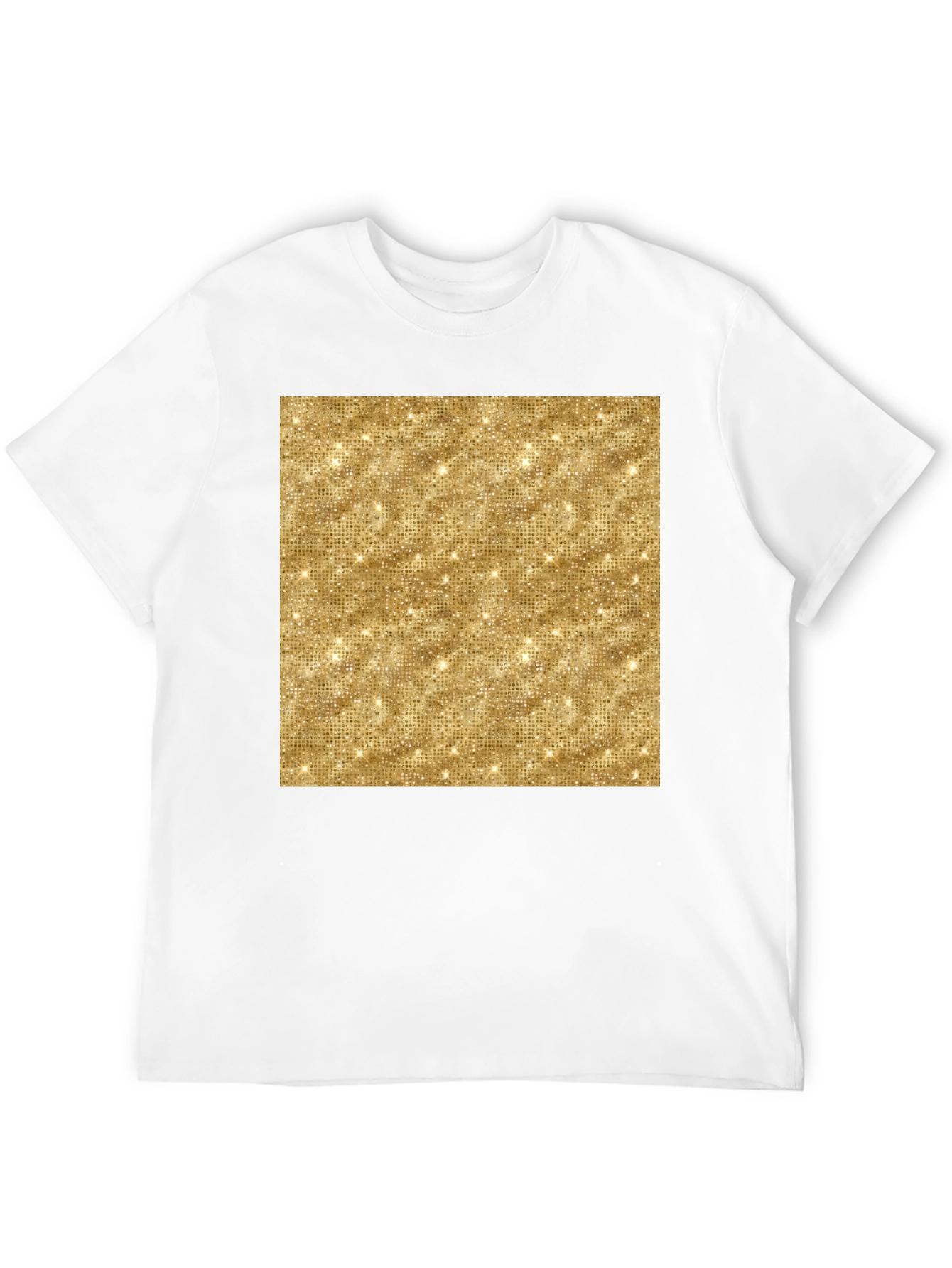 Sparkle Gold Pattern T-Shirt