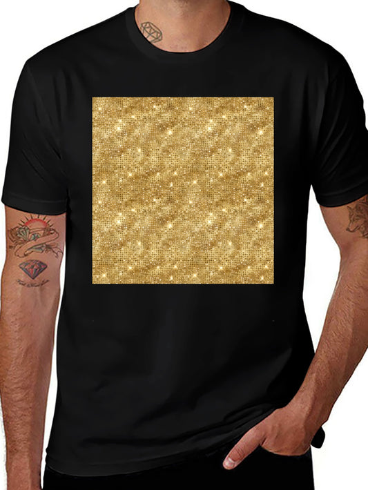 Sparkle Gold Pattern T-Shirt