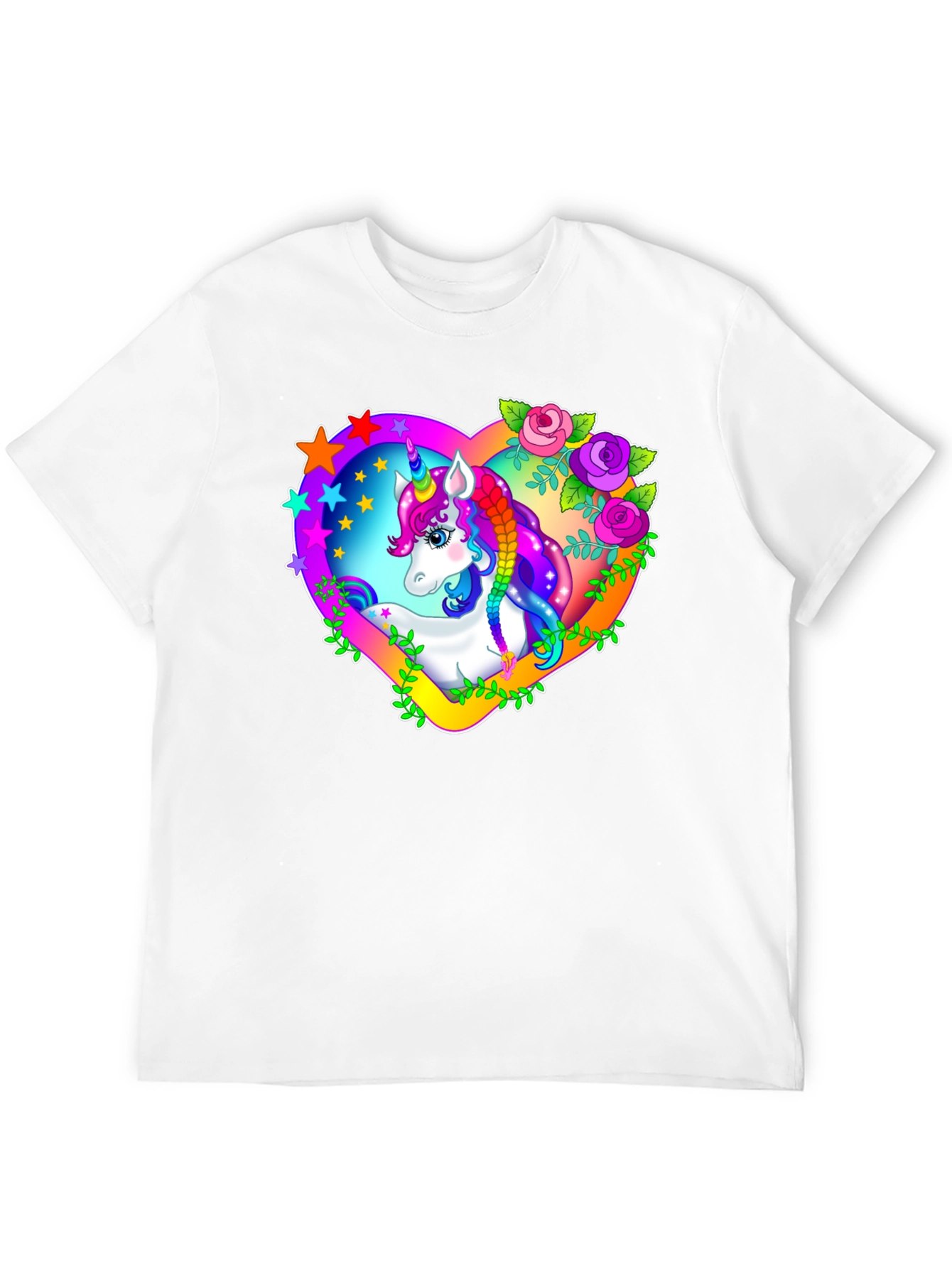 Unicorn Heart Graphic T-Shirt