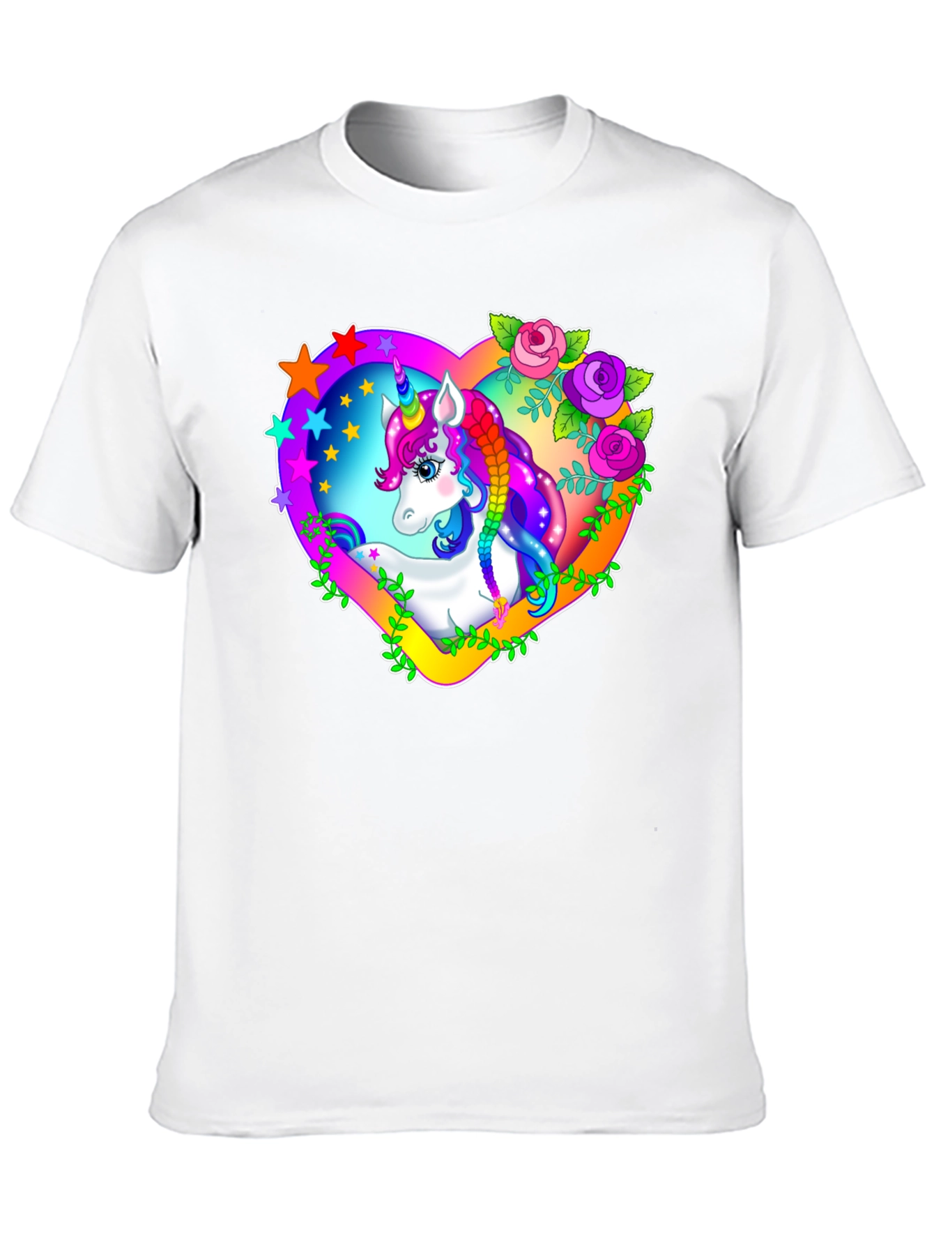 Unicorn Heart Graphic T-Shirt