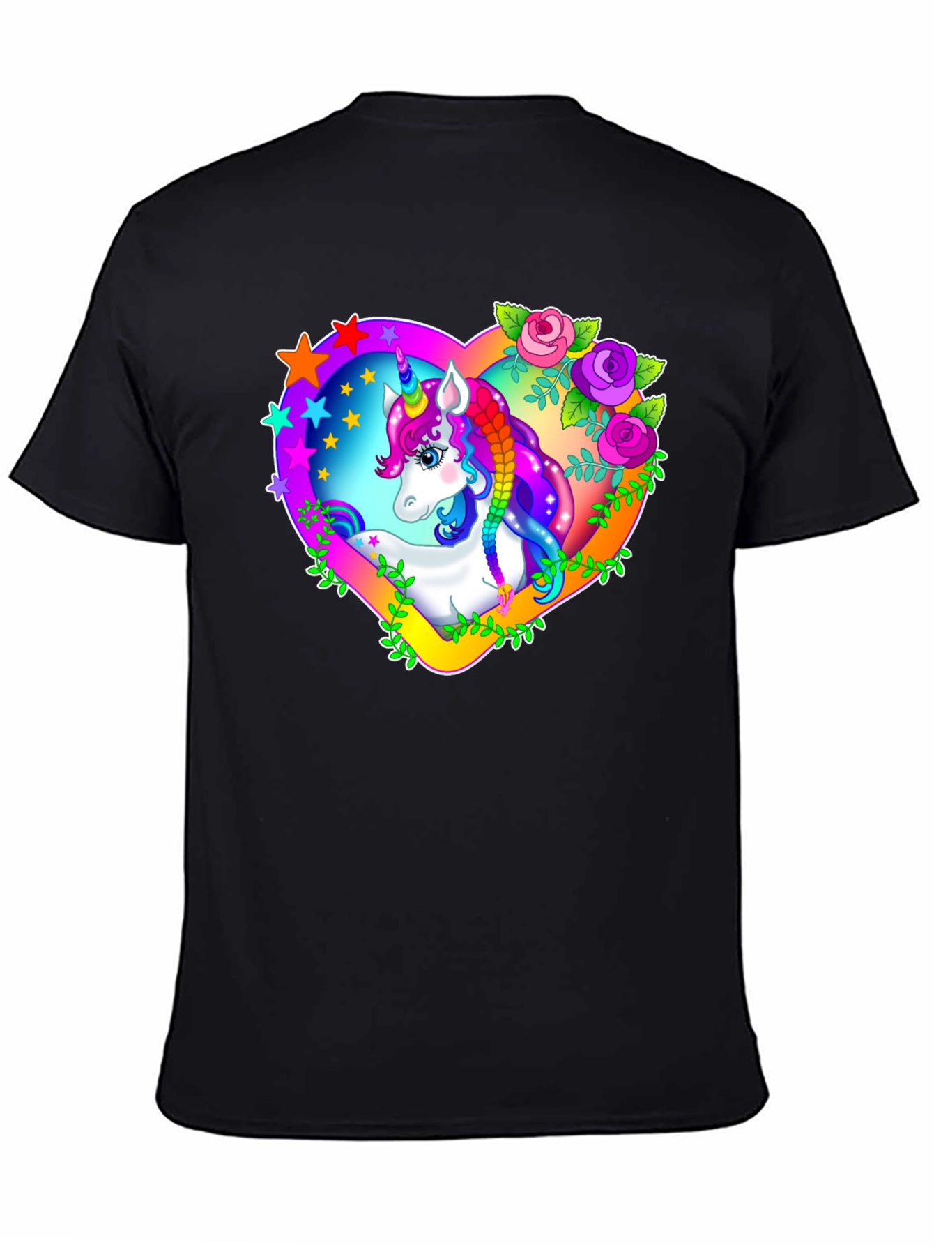 Unicorn Heart Graphic T-Shirt