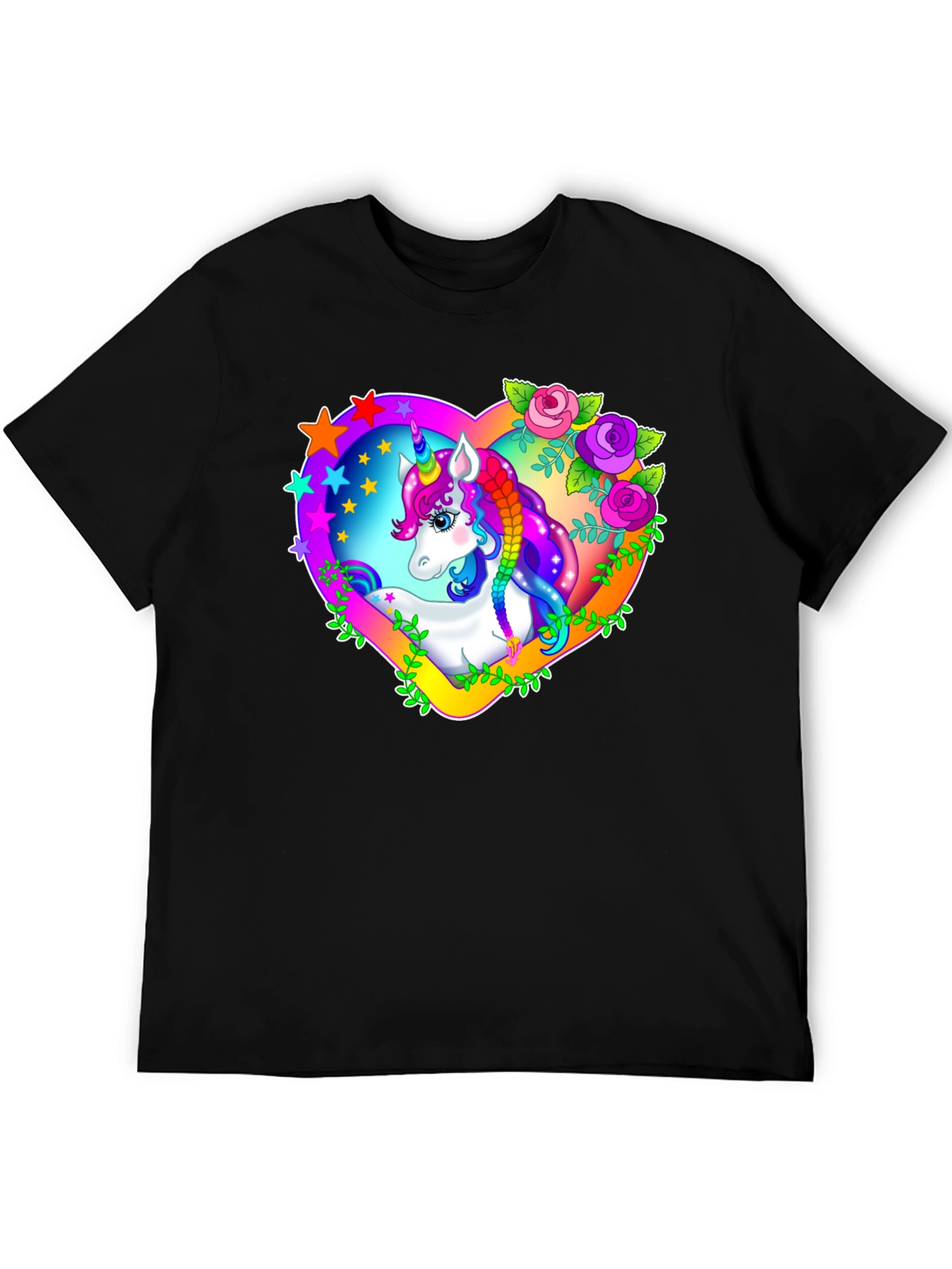Unicorn Heart Graphic T-Shirt
