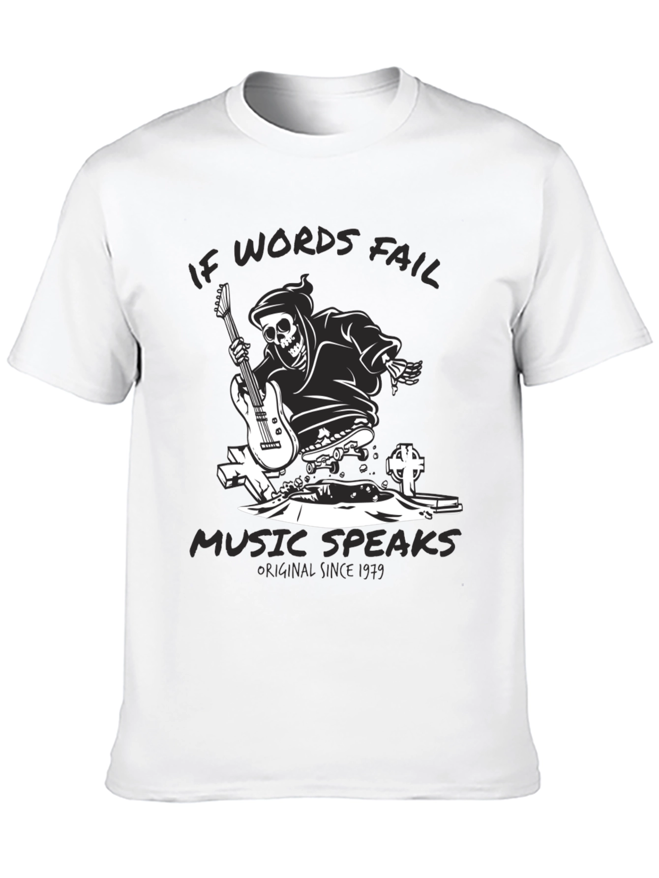 Grim Reaper Guitarist Graphic Tee
