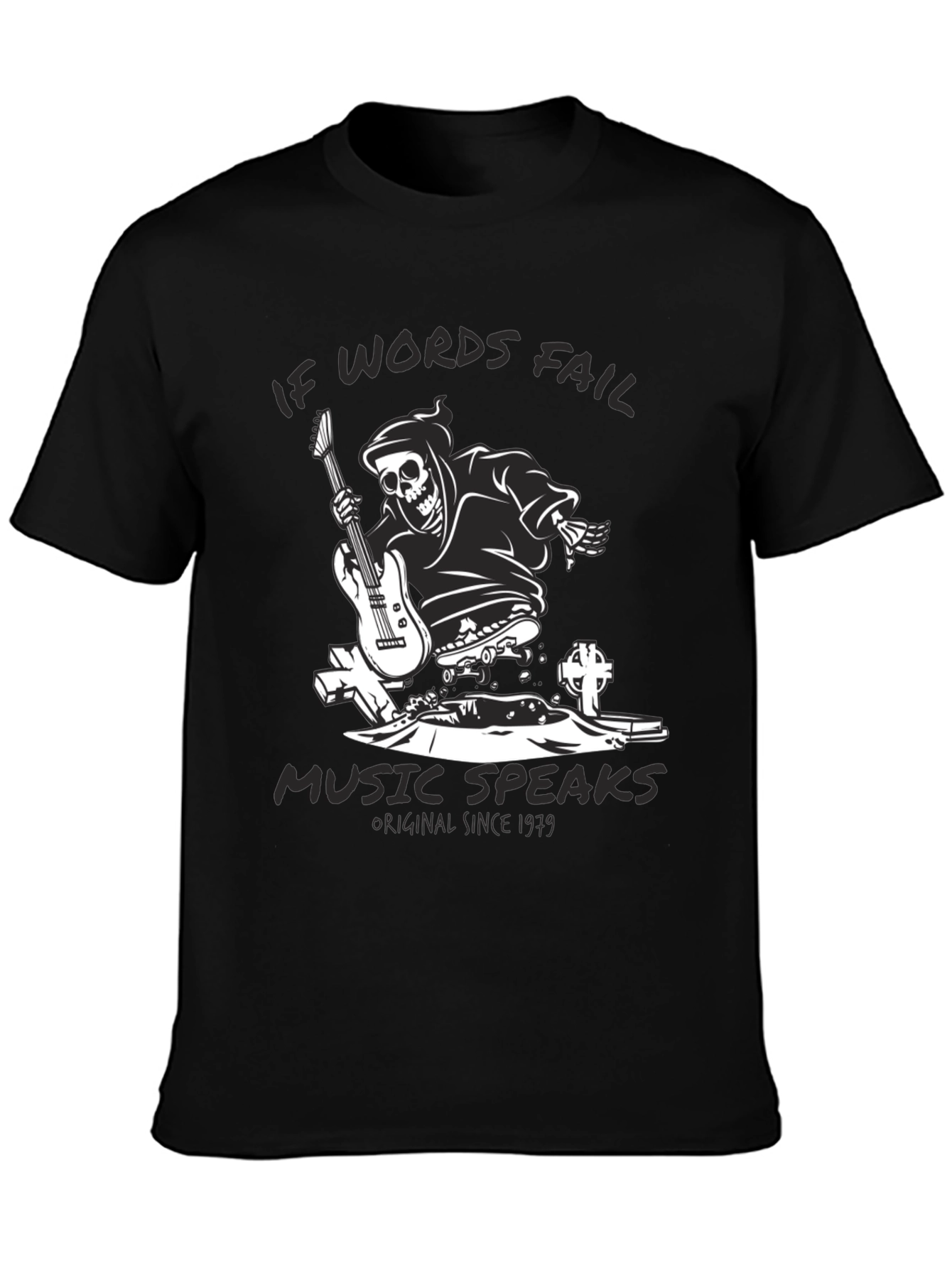 Grim Reaper Guitarist Graphic Tee