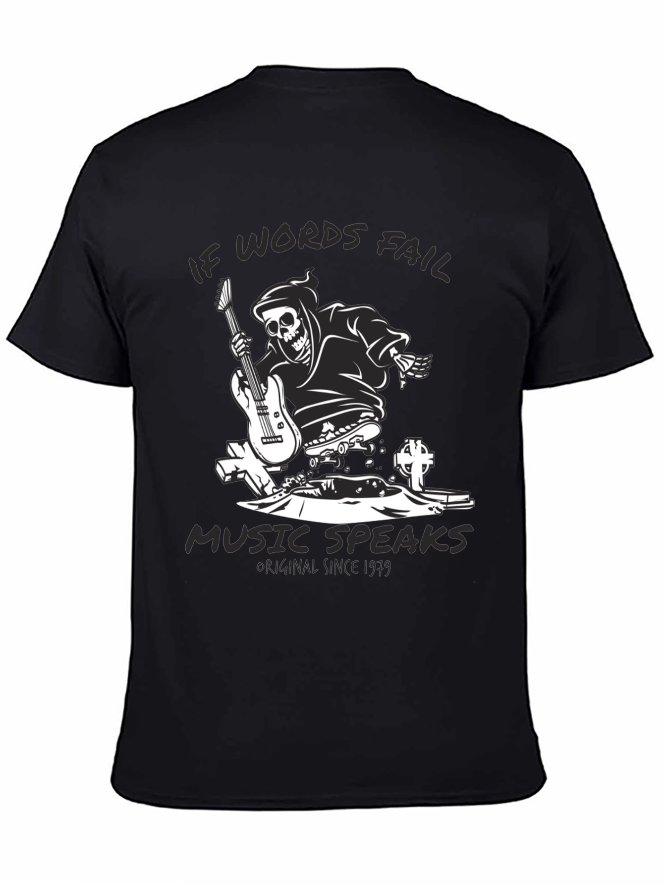 Grim Reaper Guitarist Graphic Tee