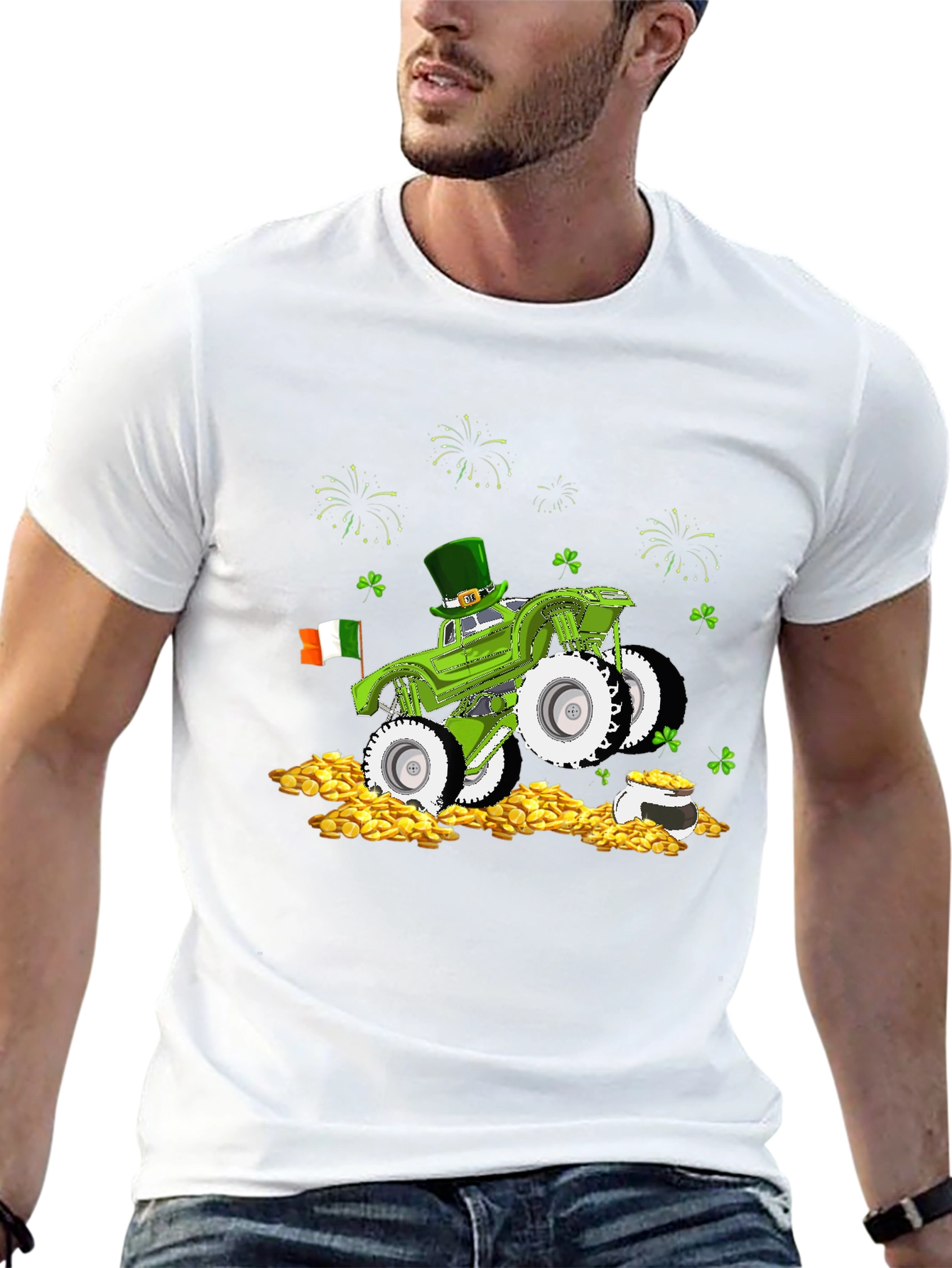 St. Patricks Day Monster Truck Tee