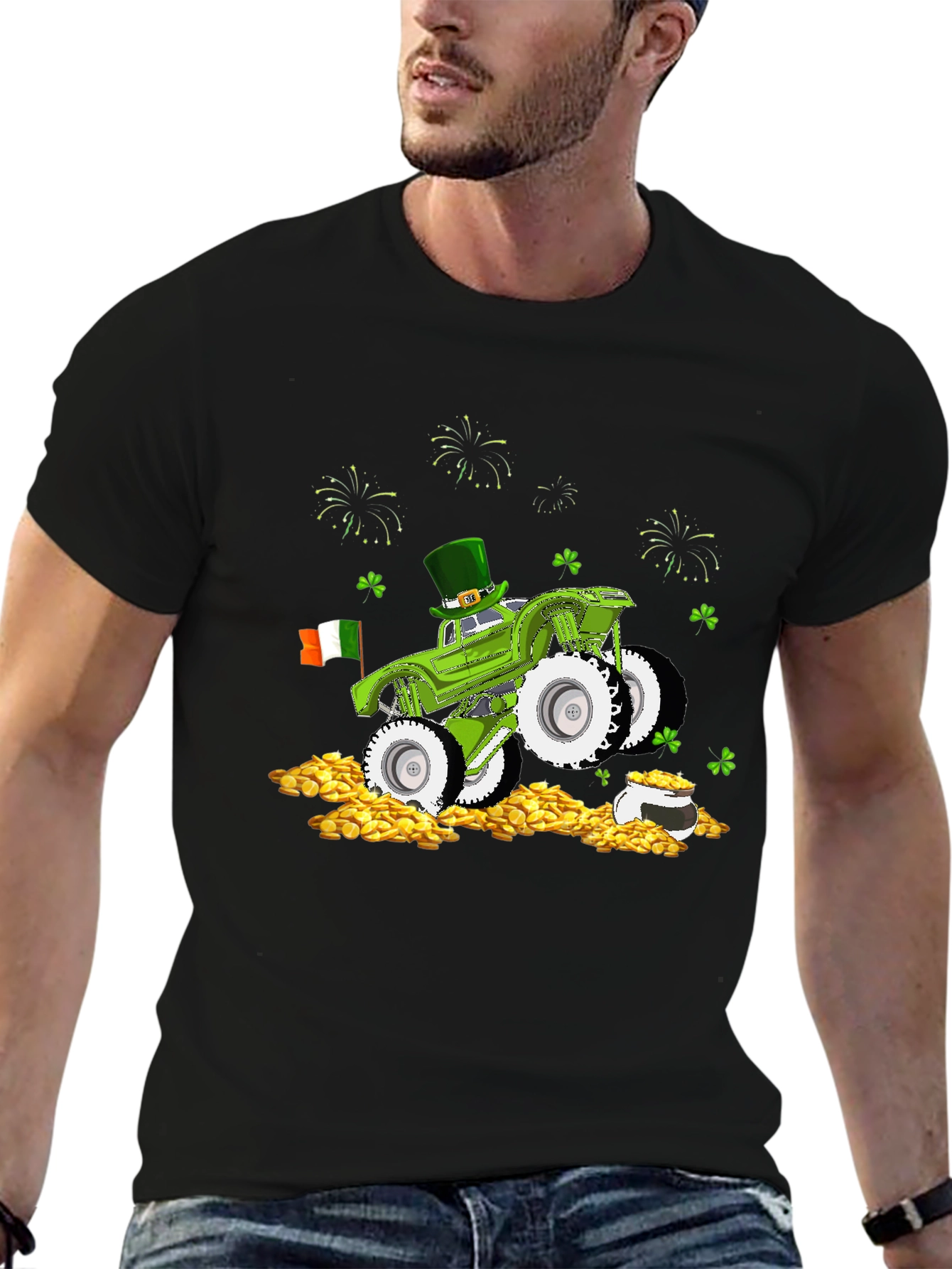 St. Patricks Day Monster Truck Tee
